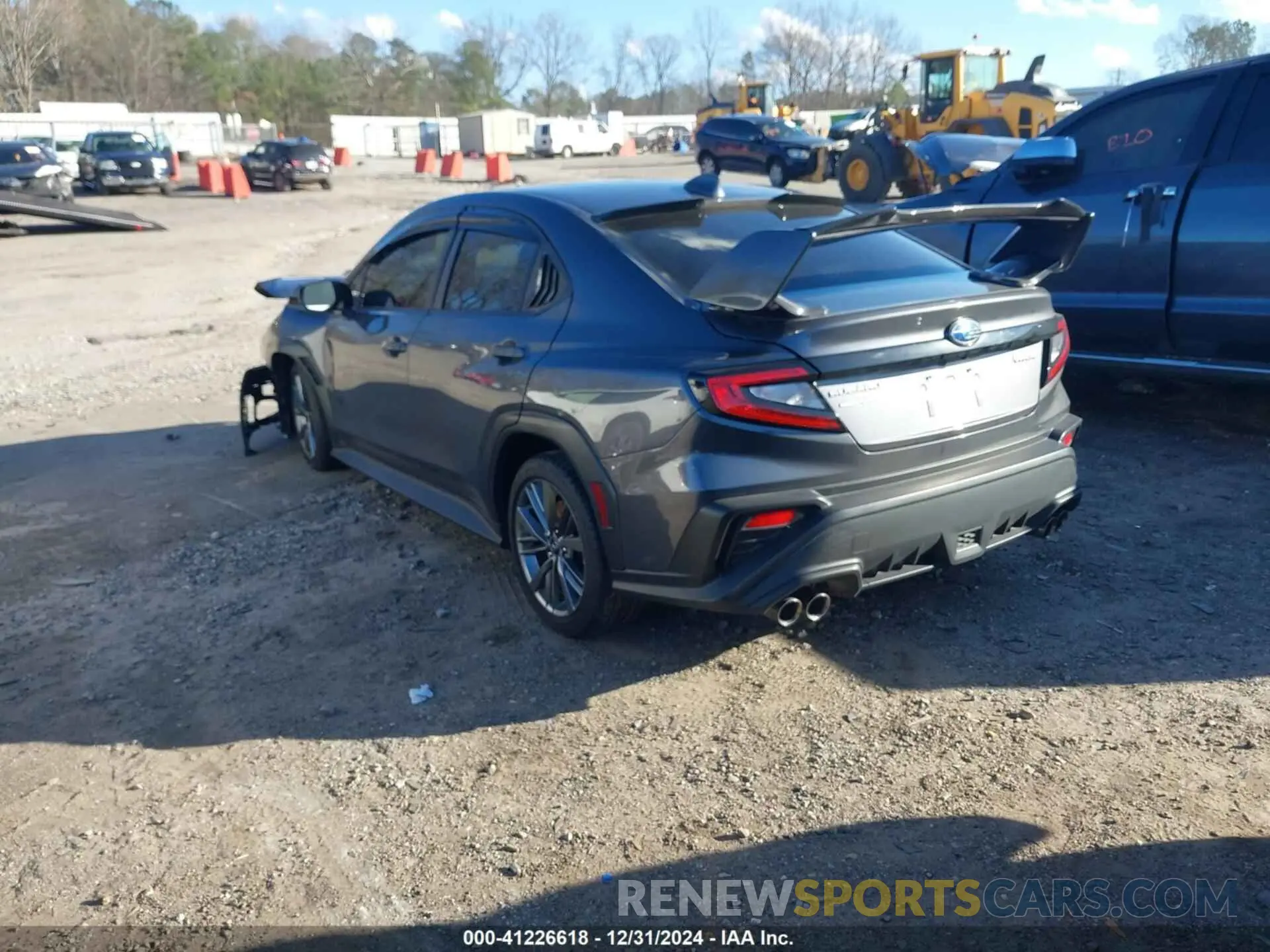 3 Photograph of a damaged car JF1VBAB65N8018712 SUBARU WRX 2022