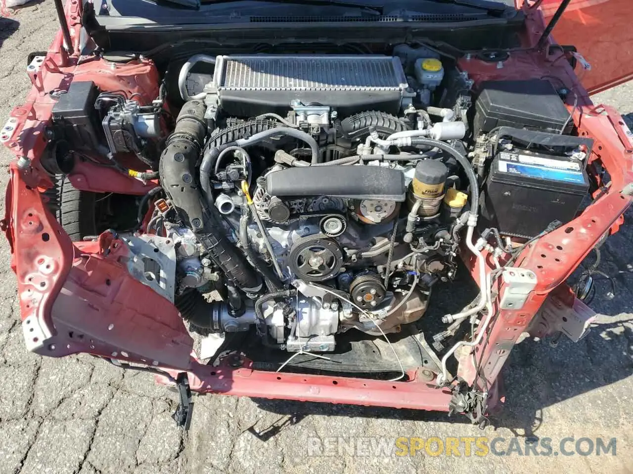 11 Фотография поврежденного автомобиля JF1VBAB69N8014825 SUBARU WRX 2022