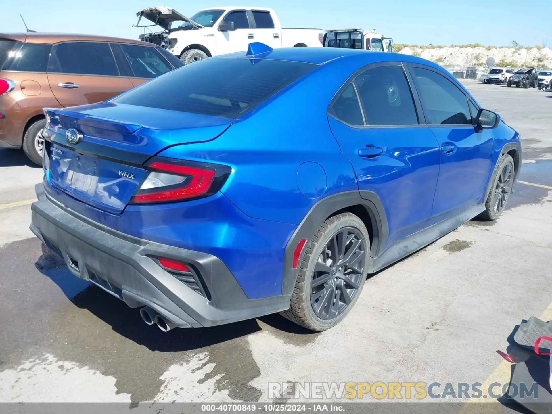 4 Фотография поврежденного автомобиля JF1VBAF61N9007775 SUBARU WRX 2022