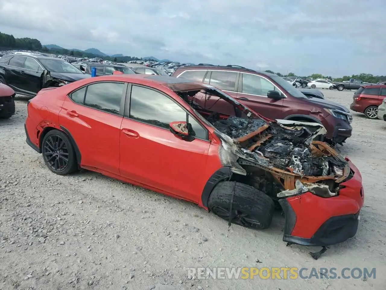 4 Photograph of a damaged car JF1VBAF62N9021197 SUBARU WRX 2022