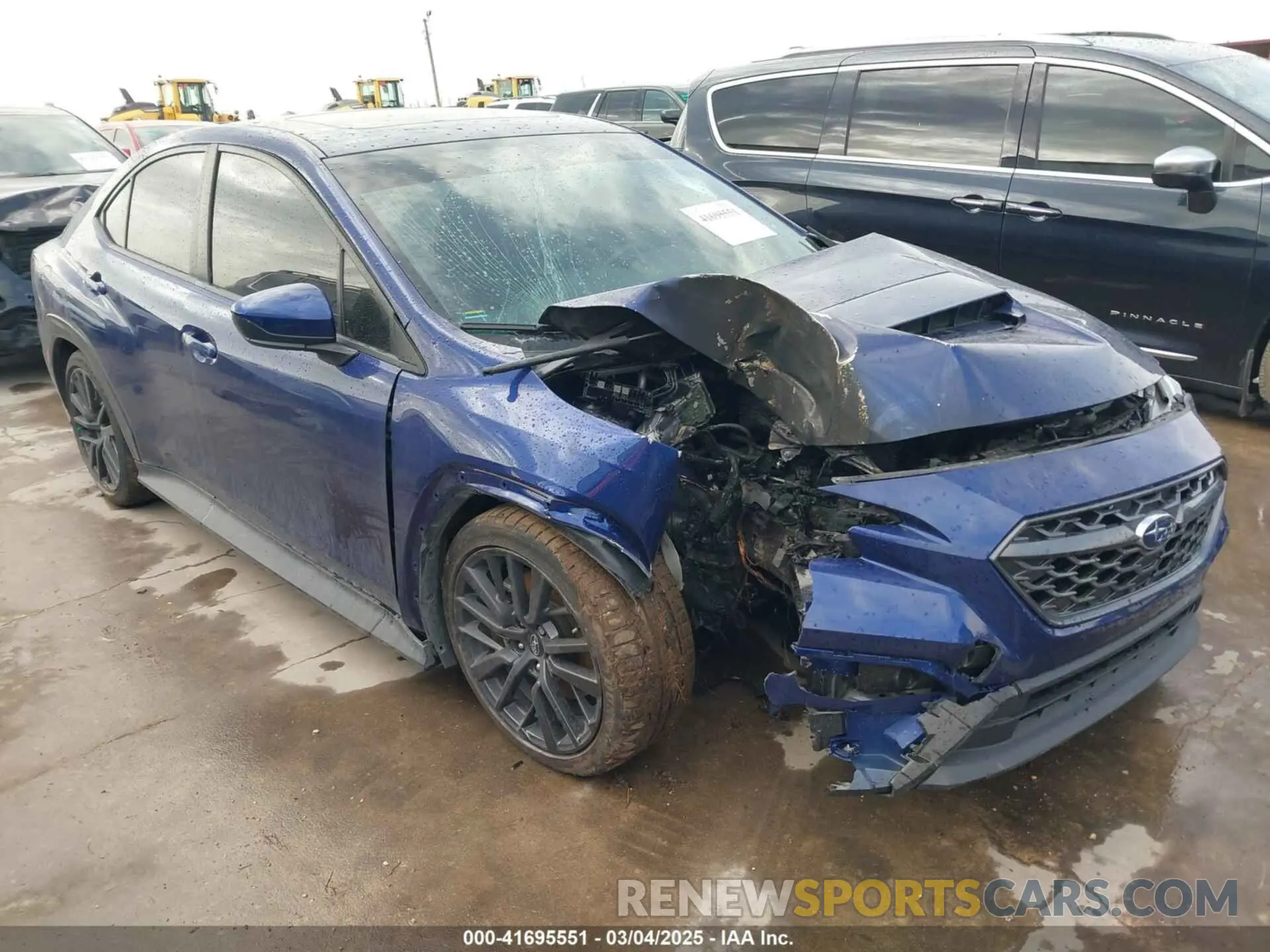 1 Photograph of a damaged car JF1VBAF66N9009165 SUBARU WRX 2022