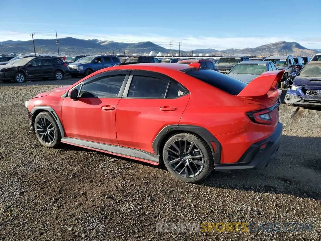 2 Photograph of a damaged car JF1VBAF6XN9012568 SUBARU WRX 2022
