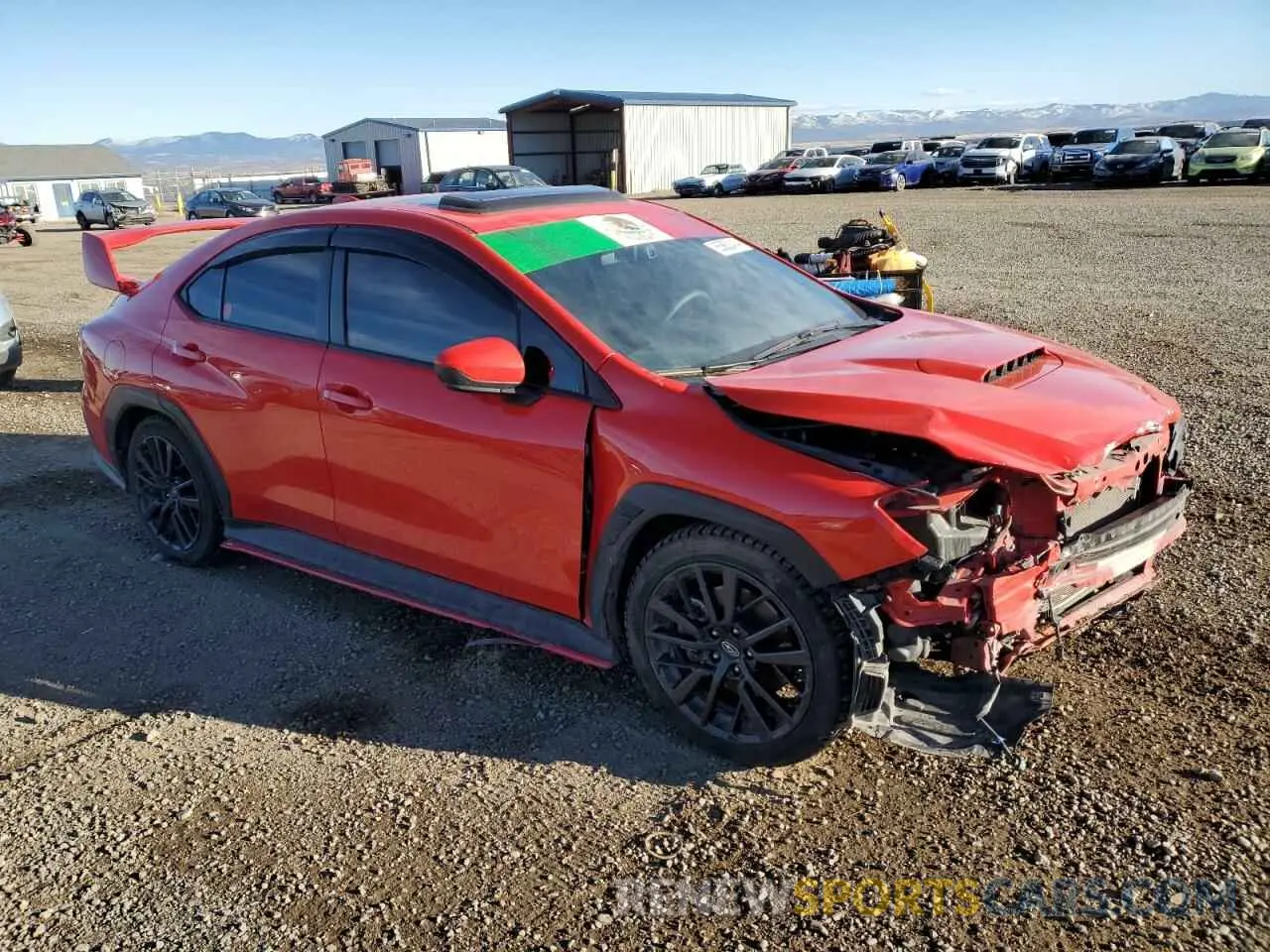 4 Photograph of a damaged car JF1VBAF6XN9012568 SUBARU WRX 2022