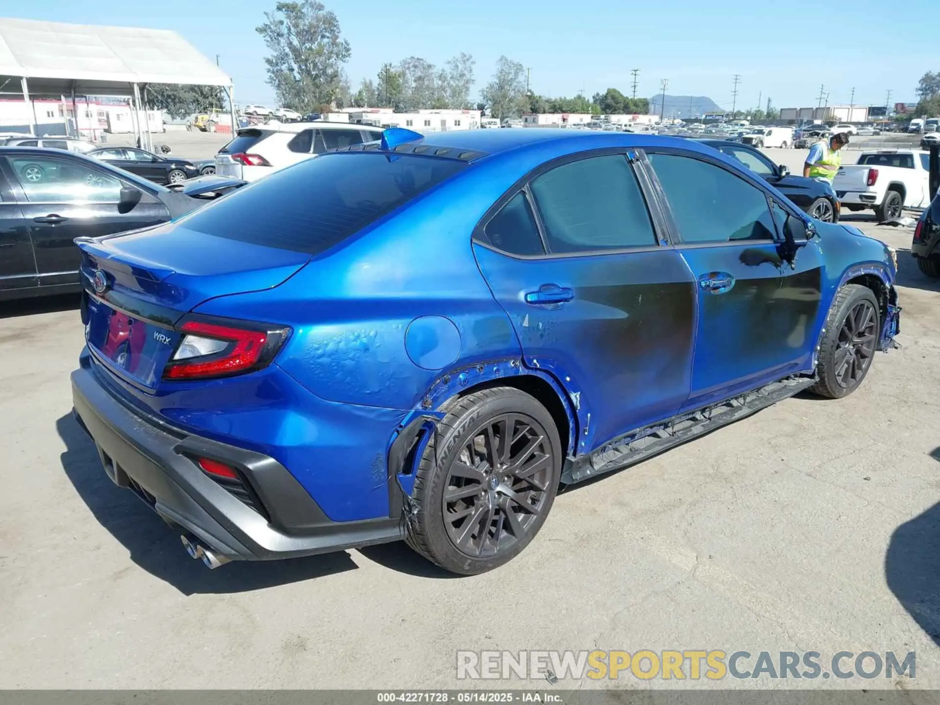 4 Photograph of a damaged car JF1VBAF6XN9022632 SUBARU WRX 2022