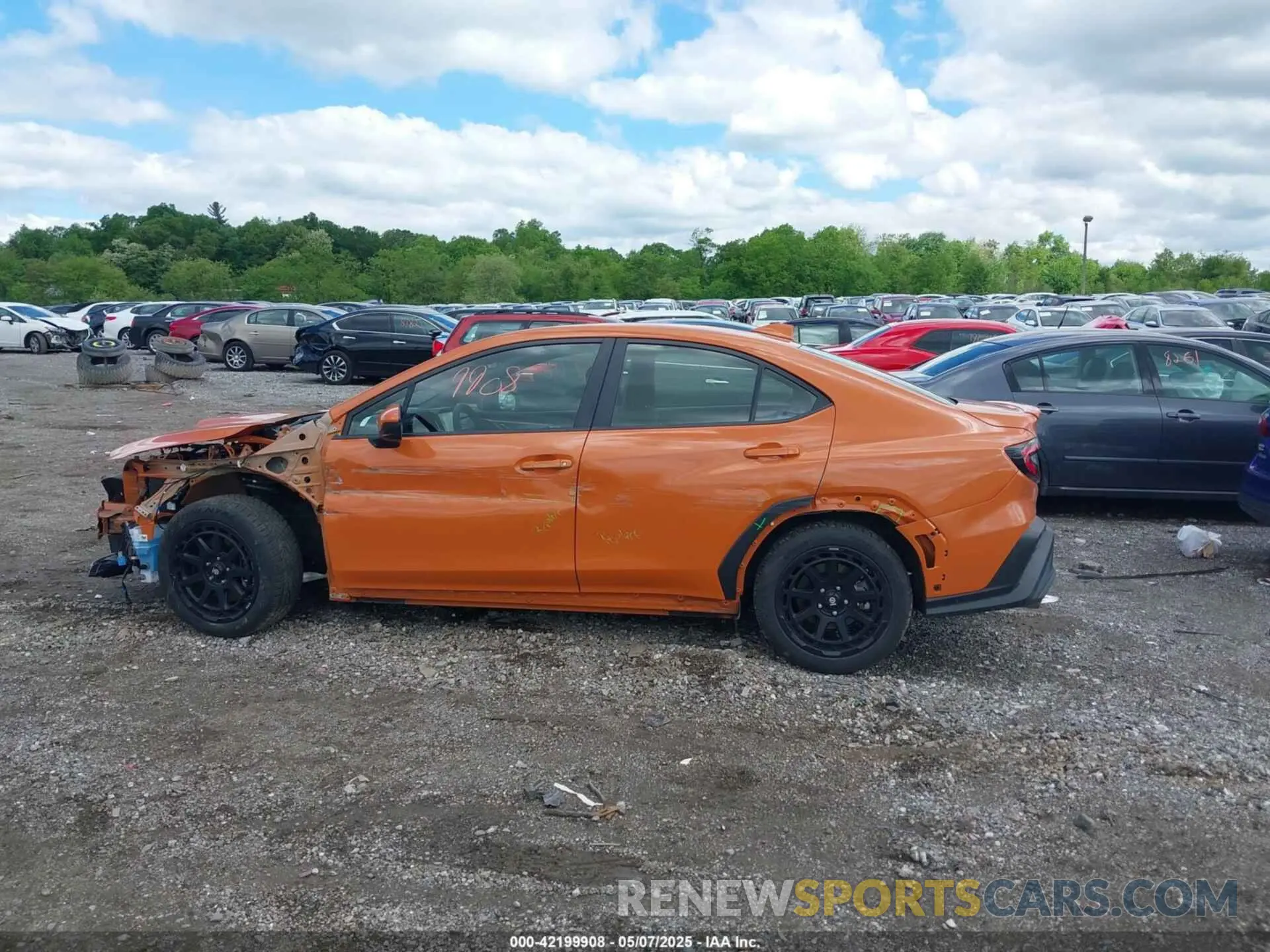 14 Photograph of a damaged car JF1VBAF6XN9026454 SUBARU WRX 2022