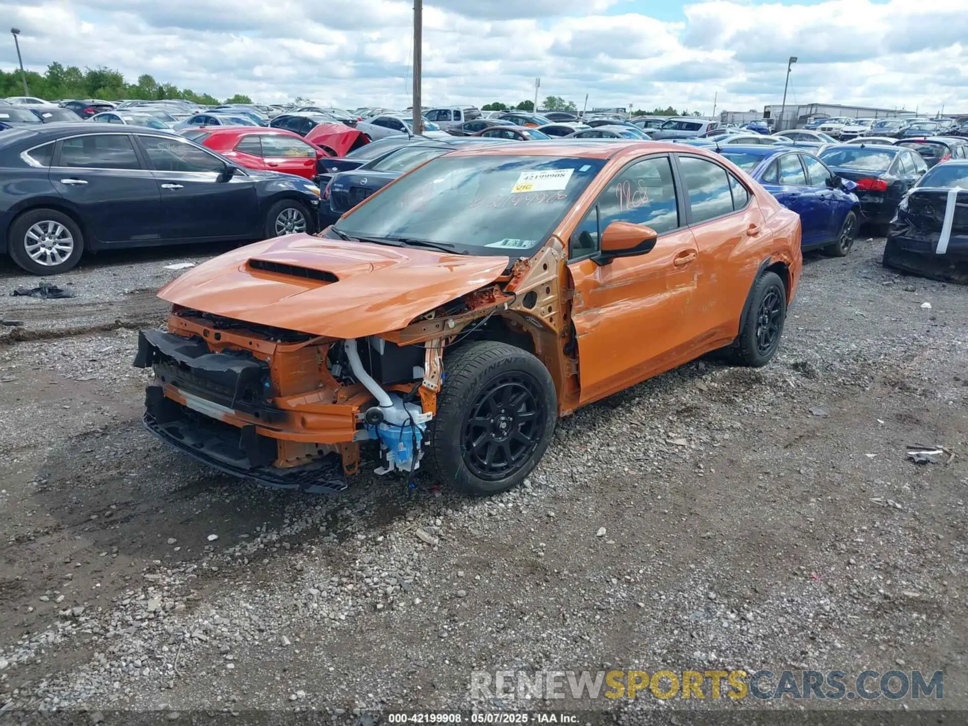 2 Photograph of a damaged car JF1VBAF6XN9026454 SUBARU WRX 2022