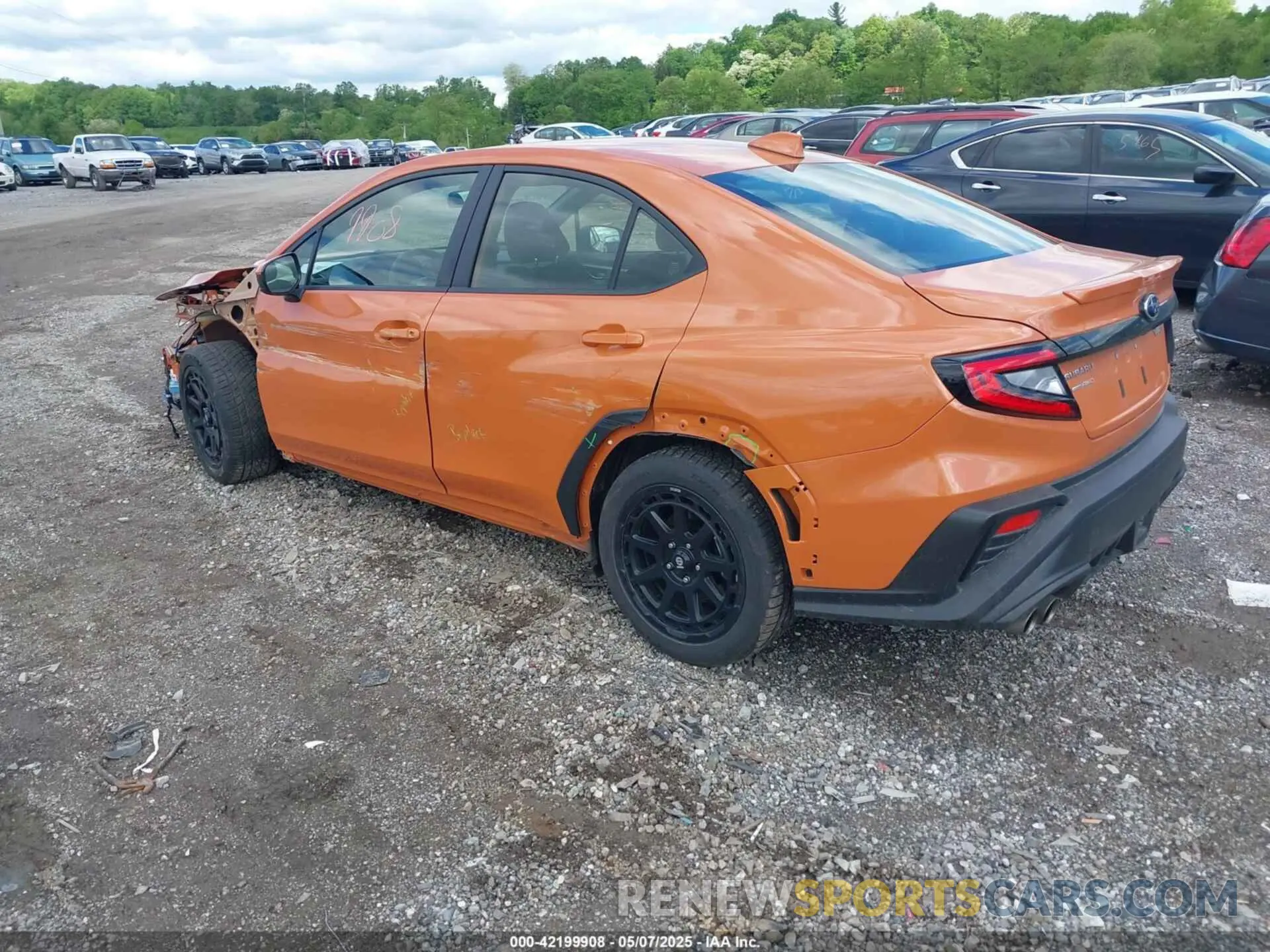 3 Photograph of a damaged car JF1VBAF6XN9026454 SUBARU WRX 2022