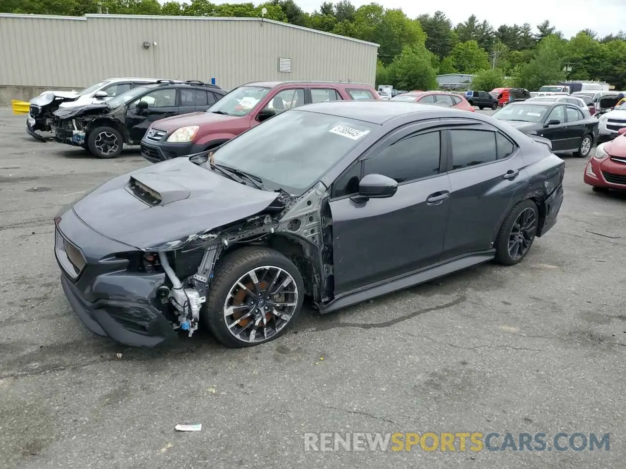 1 Photograph of a damaged car JF1VBAH63N8015010 SUBARU WRX 2022
