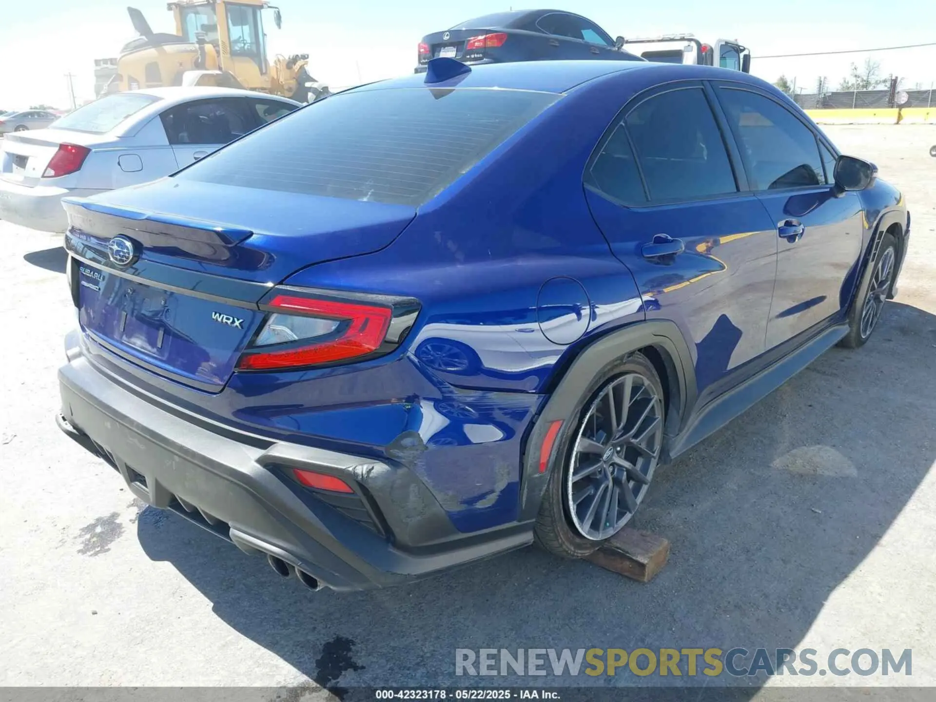 4 Фотография поврежденного автомобиля JF1VBAL6XN9013238 SUBARU WRX 2022