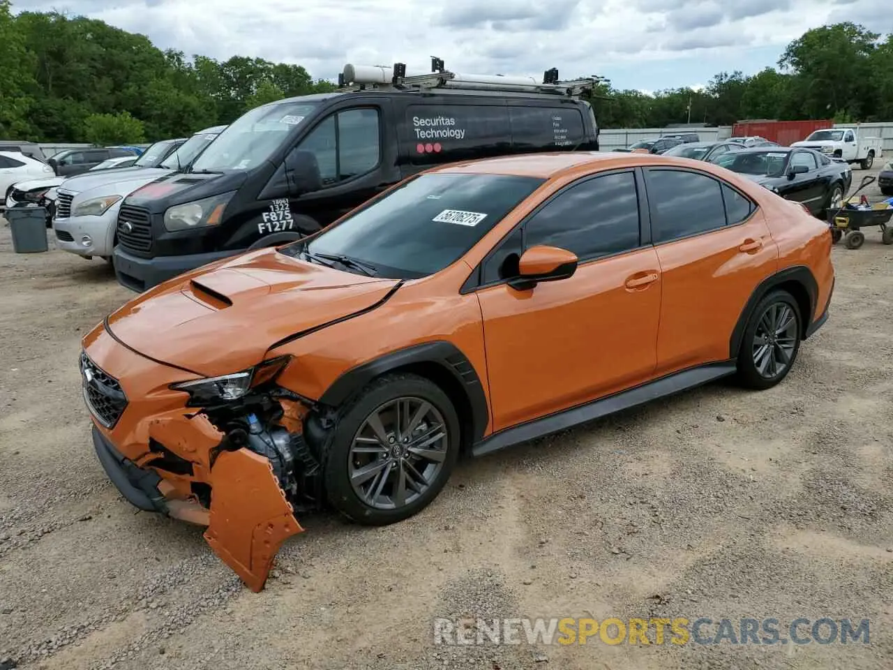 1 Photograph of a damaged car JF1VBAA62P9817958 SUBARU WRX 2023