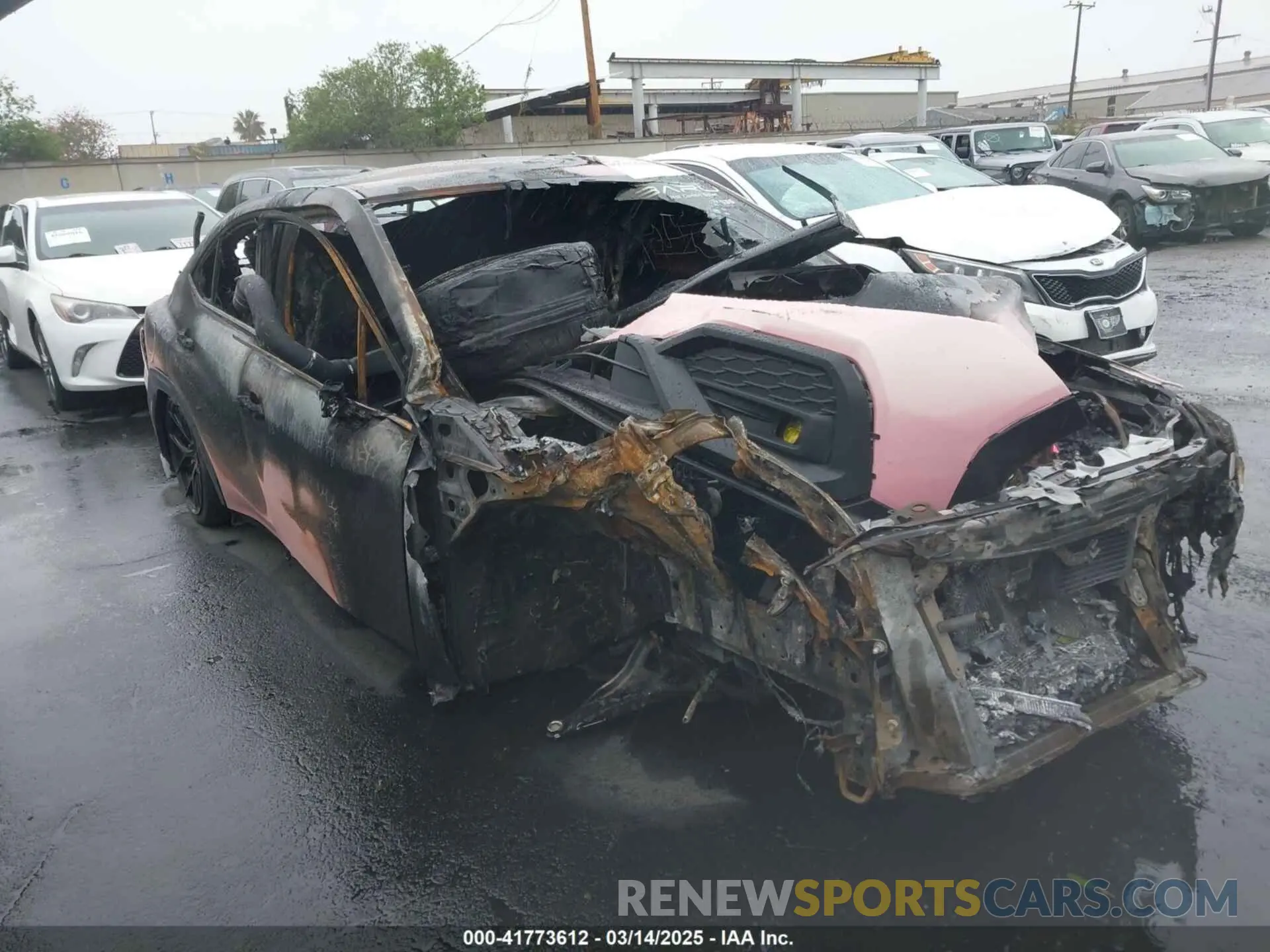 1 Photograph of a damaged car JF1VBAF67P9801263 SUBARU WRX 2023