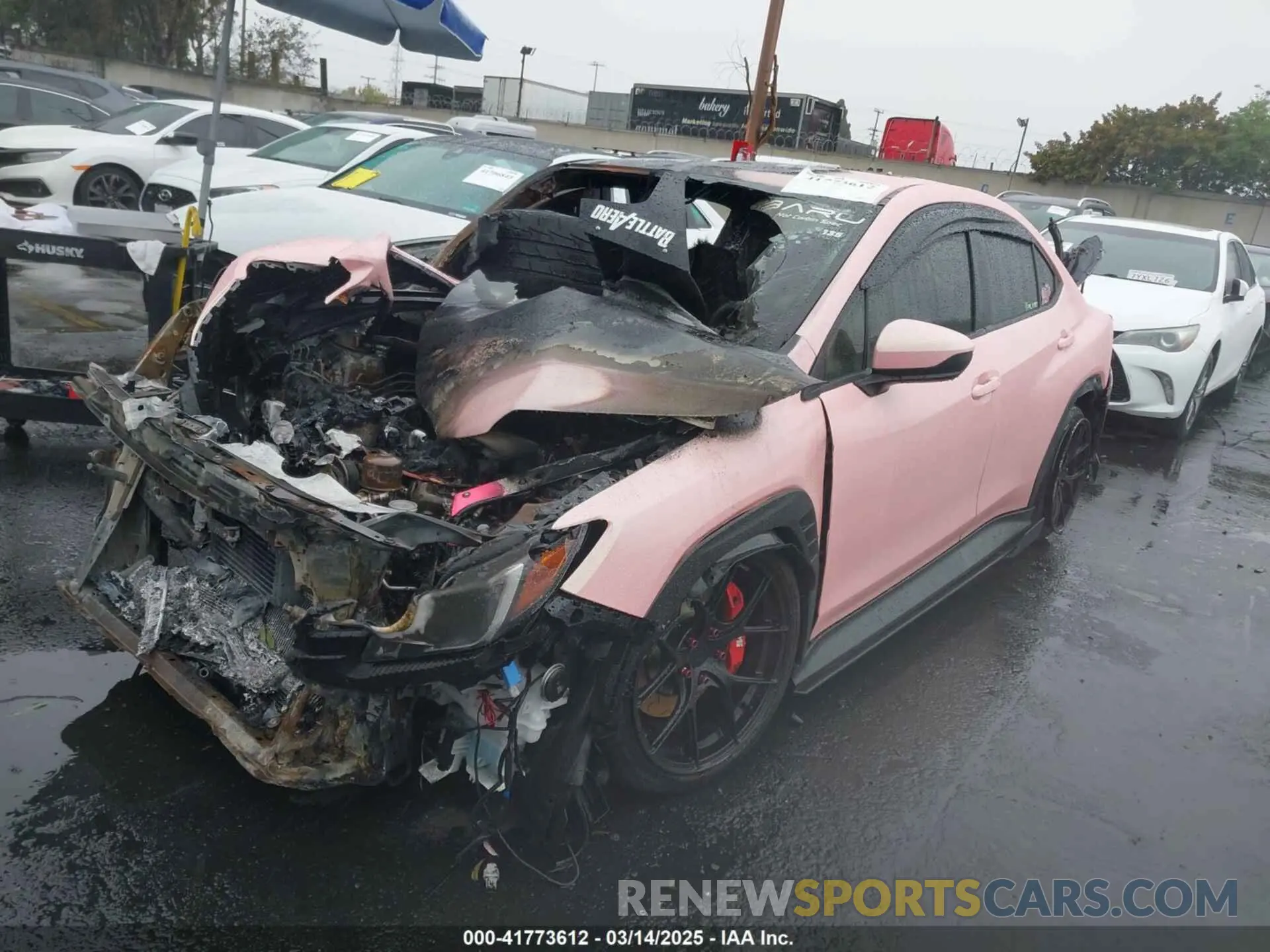 2 Photograph of a damaged car JF1VBAF67P9801263 SUBARU WRX 2023