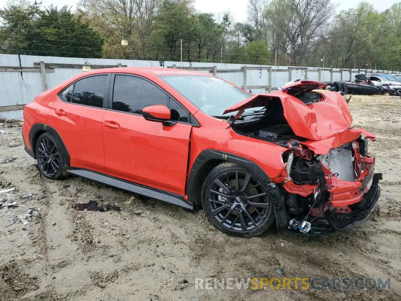 4 Photograph of a damaged car JF1VBAF68P9810358 SUBARU WRX 2023