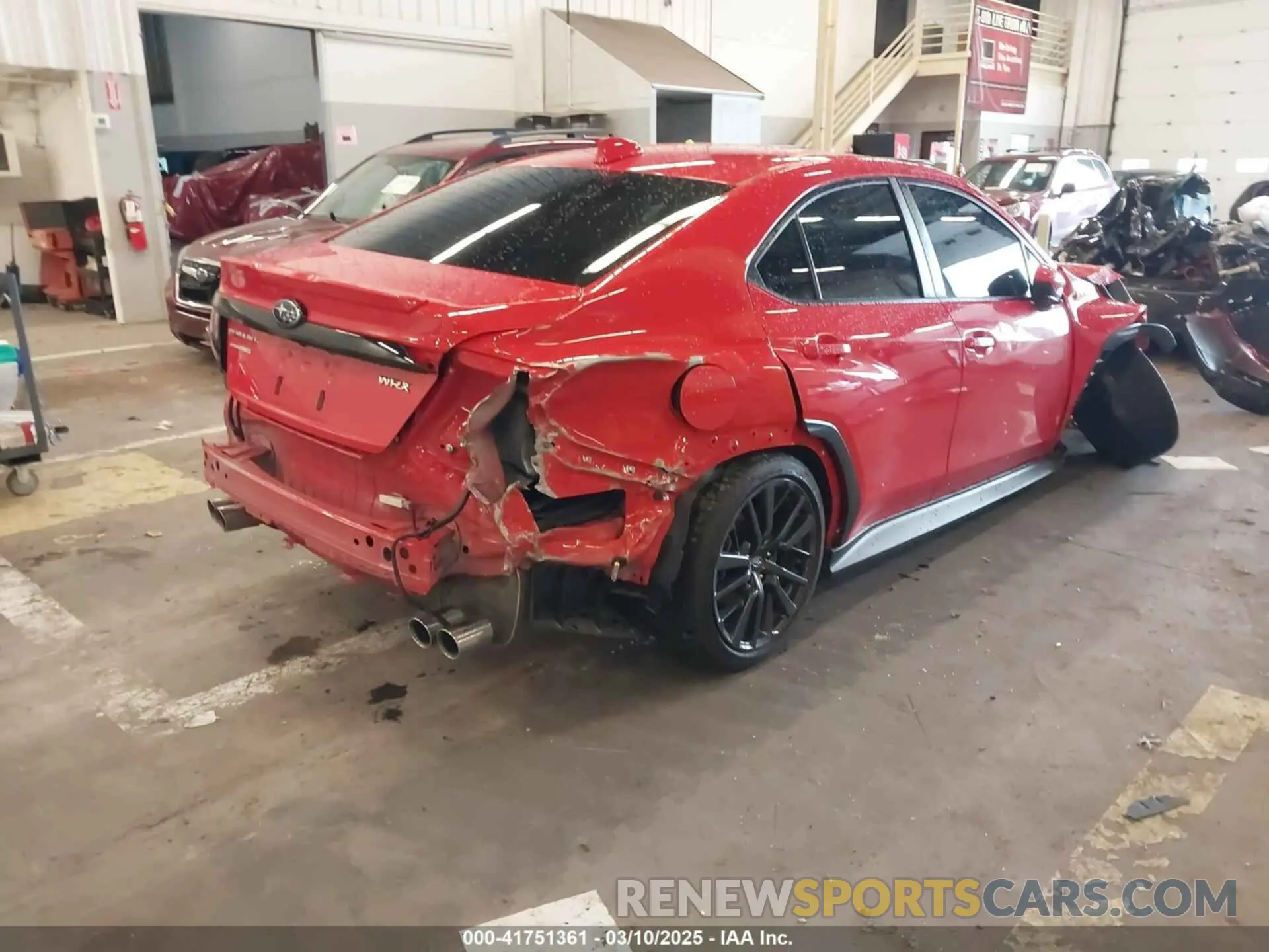 4 Photograph of a damaged car JF1VBAF68P9824082 SUBARU WRX 2023