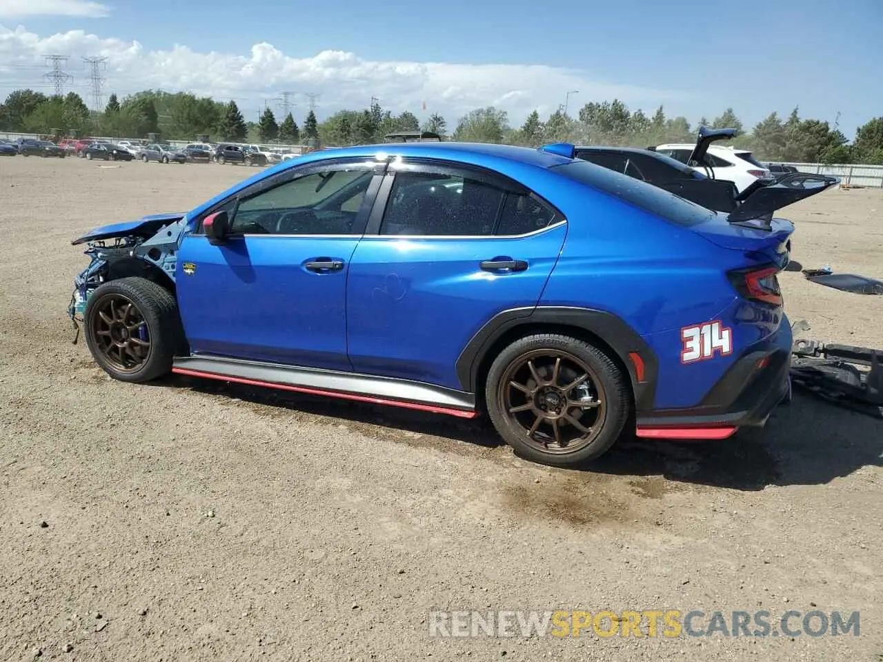 2 Фотография поврежденного автомобиля JF1VBAH63P8803711 SUBARU WRX 2023