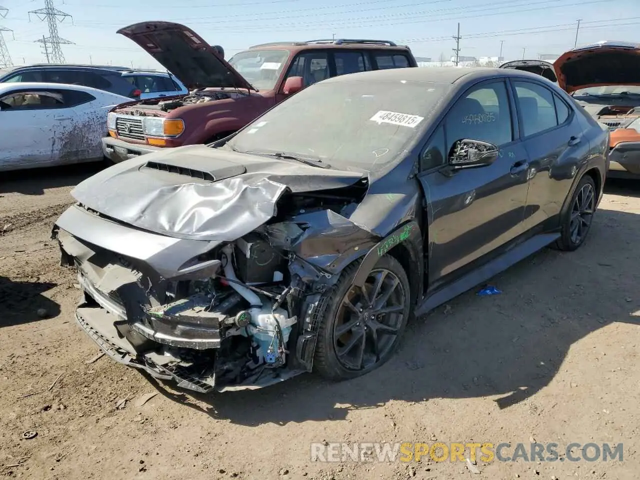 1 Photograph of a damaged car JF1VBAL66P9816373 SUBARU WRX 2023