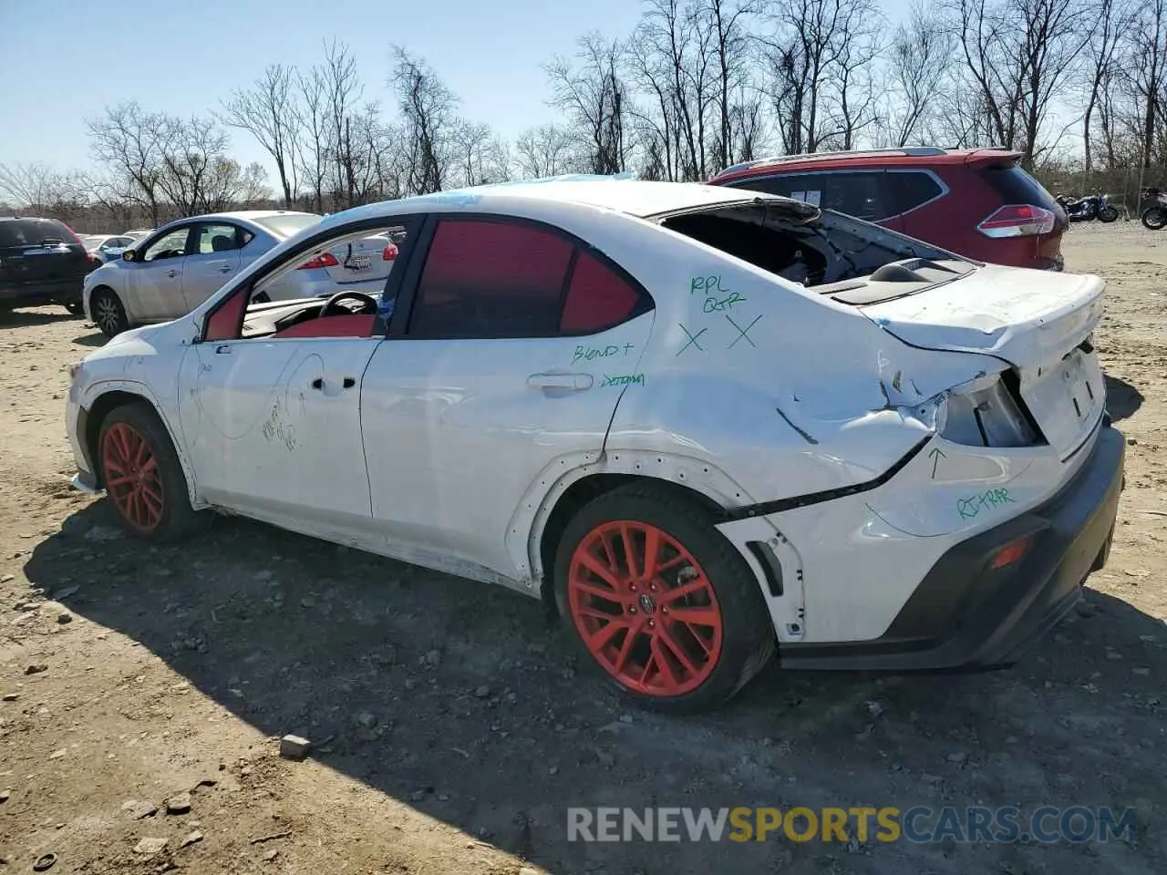2 Фотография поврежденного автомобиля JF1VBAL69P9803990 SUBARU WRX 2023