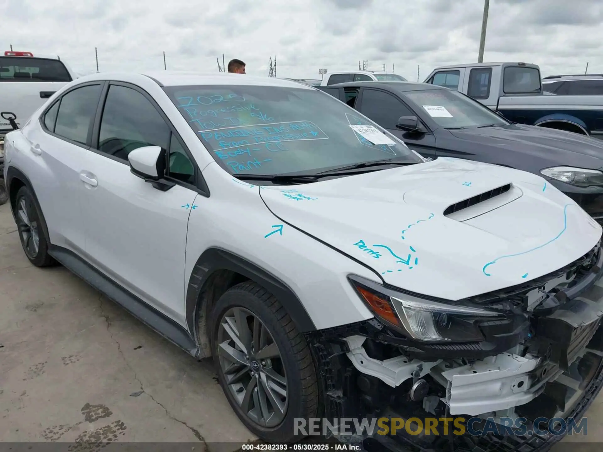 1 Photograph of a damaged car JF1VBAB6XR9814856 SUBARU WRX 2024