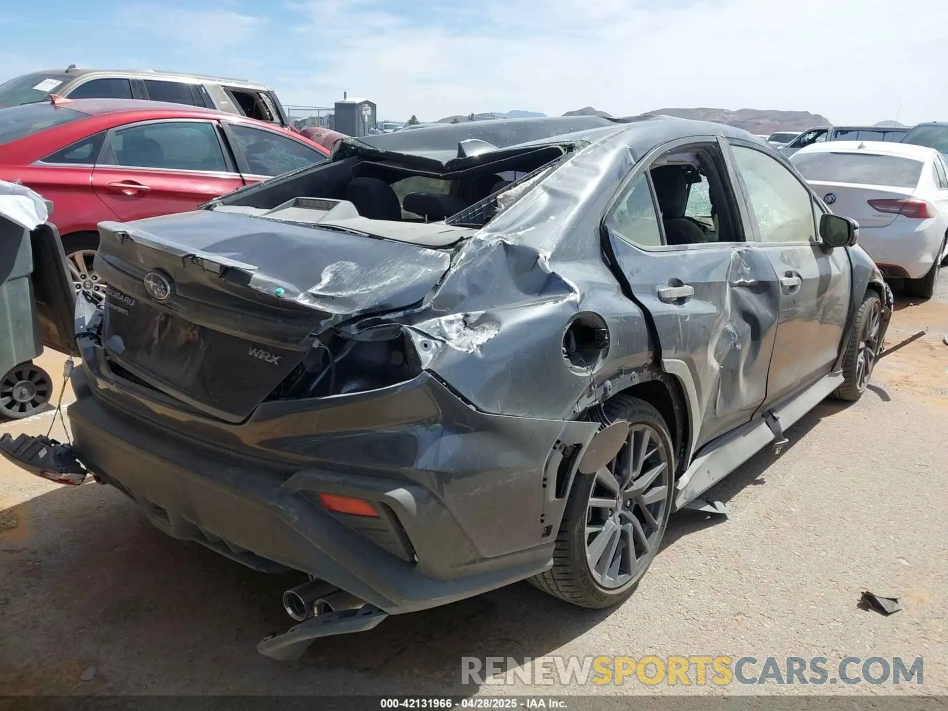 4 Фотография поврежденного автомобиля JF1VBAH60R9814176 SUBARU WRX 2024