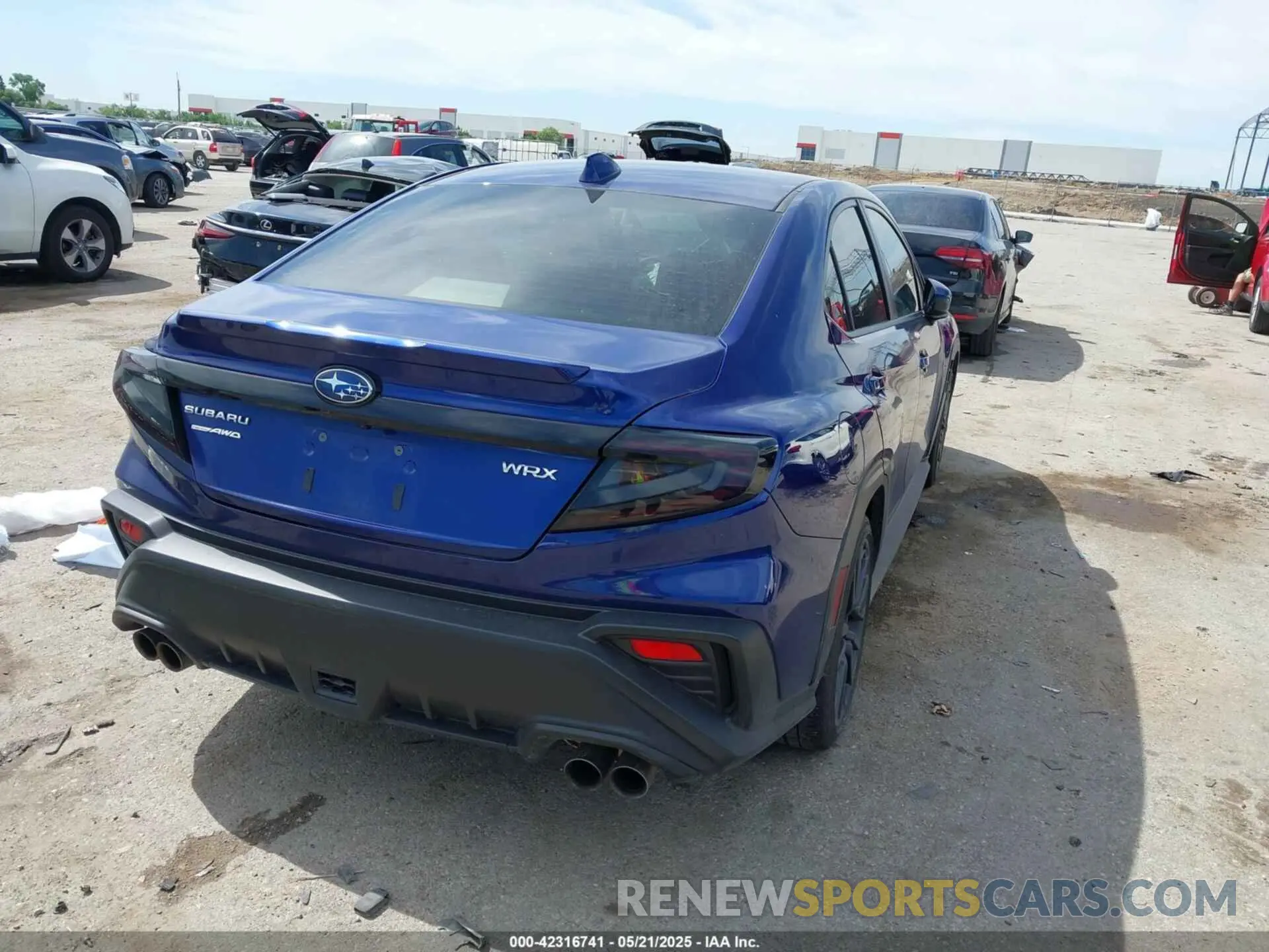 4 Photograph of a damaged car JF1VBAH65R9800452 SUBARU WRX 2024