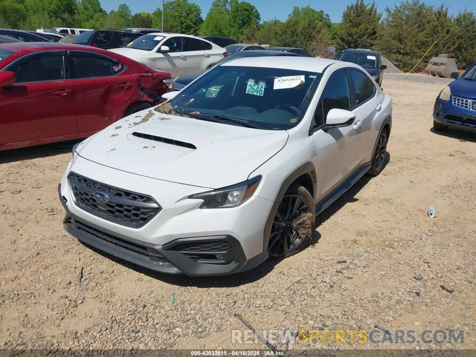 2 Фотография поврежденного автомобиля JF1VBAH67R9815776 SUBARU WRX 2024