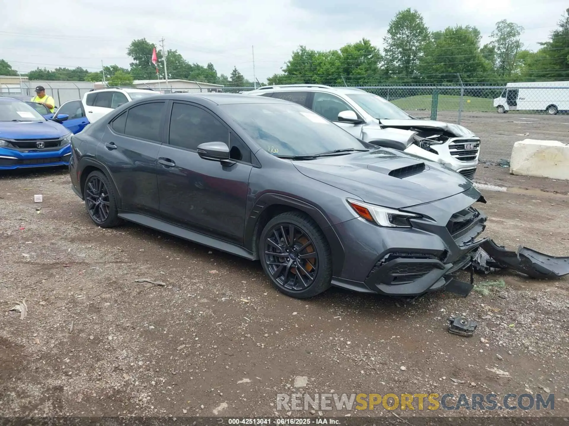 1 Photograph of a damaged car JF1VBAN61R8800488 SUBARU WRX 2024
