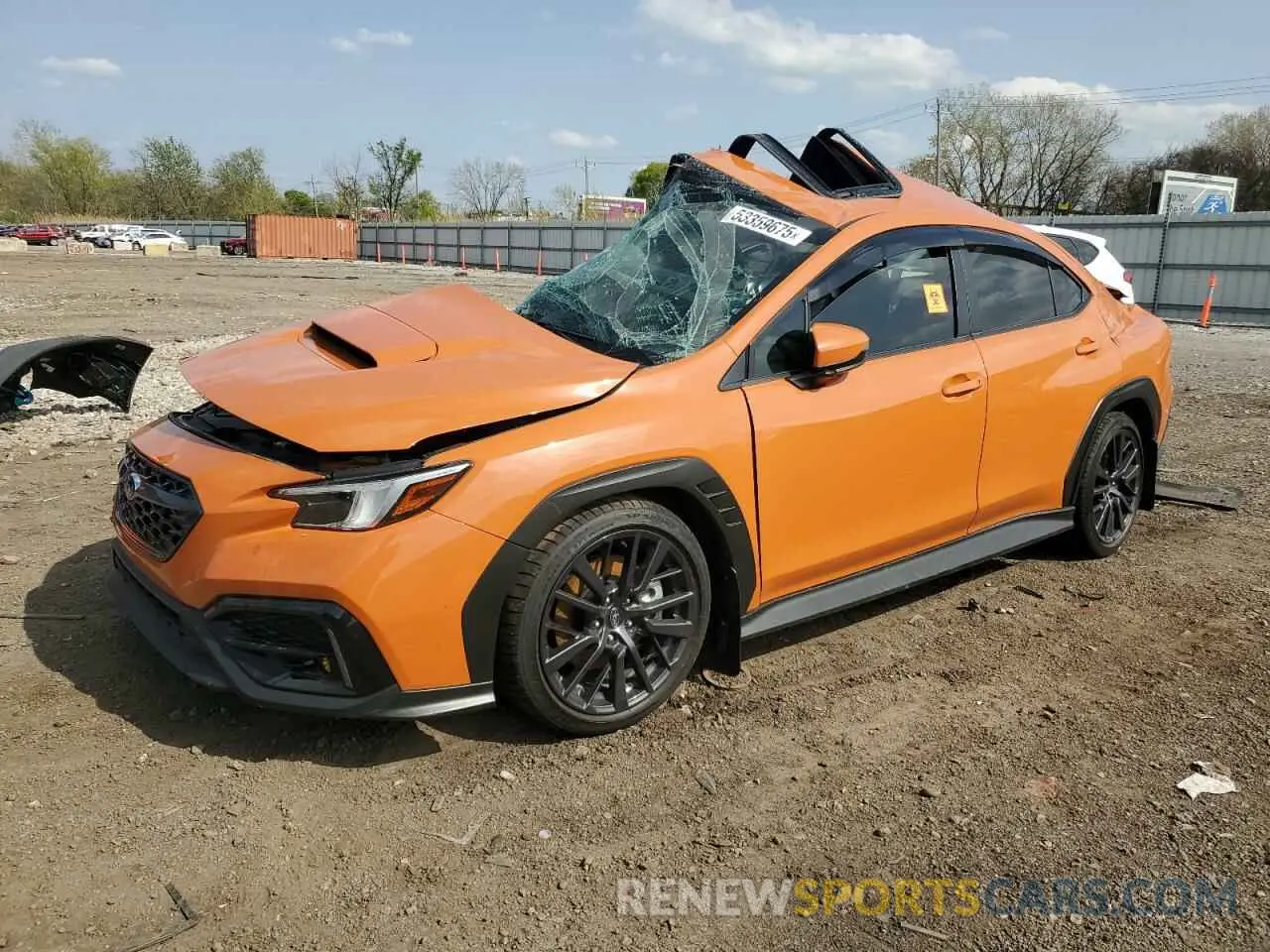 1 Photograph of a damaged car JF1VBAN6XR8802742 SUBARU WRX 2024