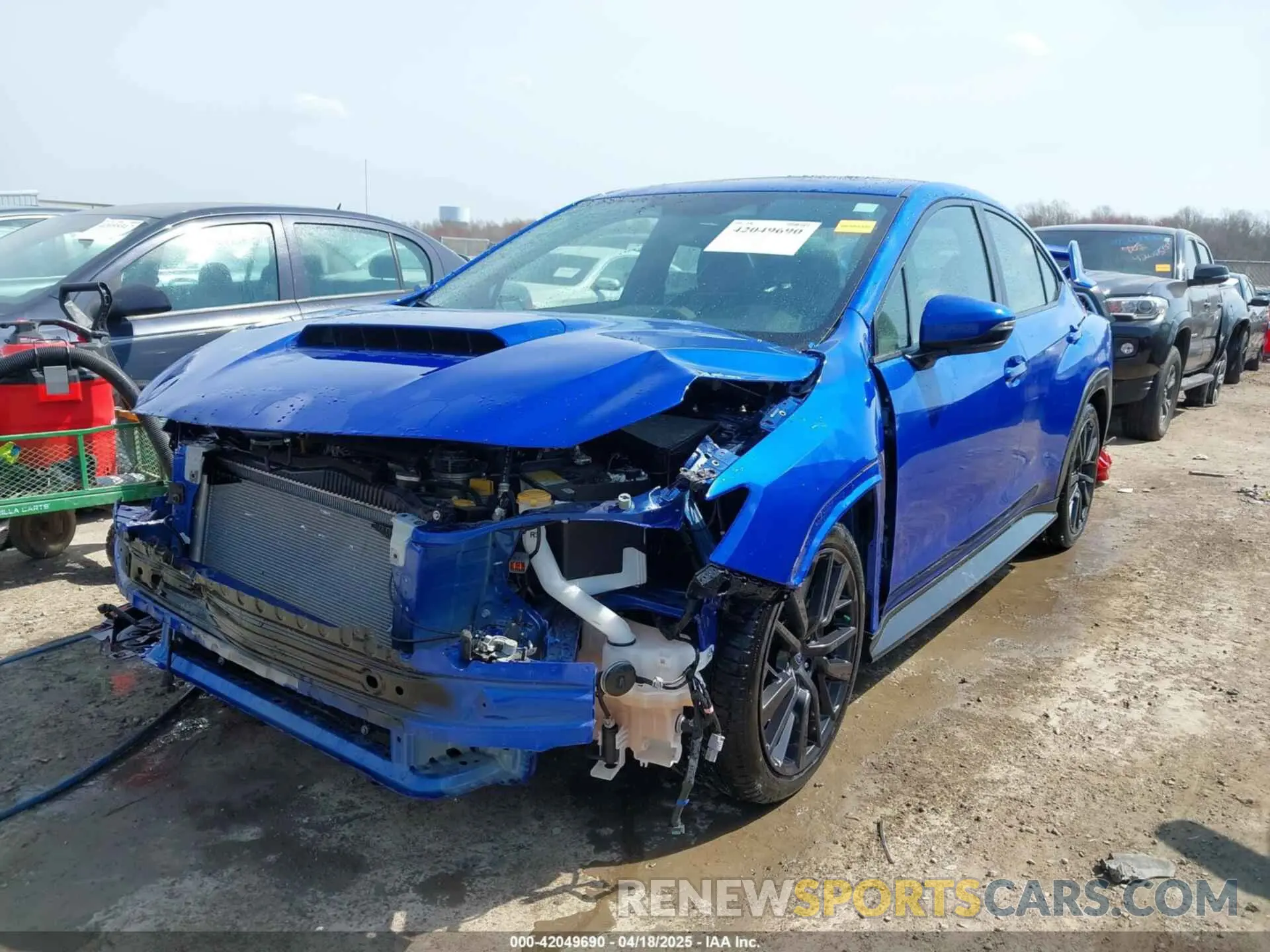 2 Фотография поврежденного автомобиля JF1VBAN6XR9816831 SUBARU WRX 2024