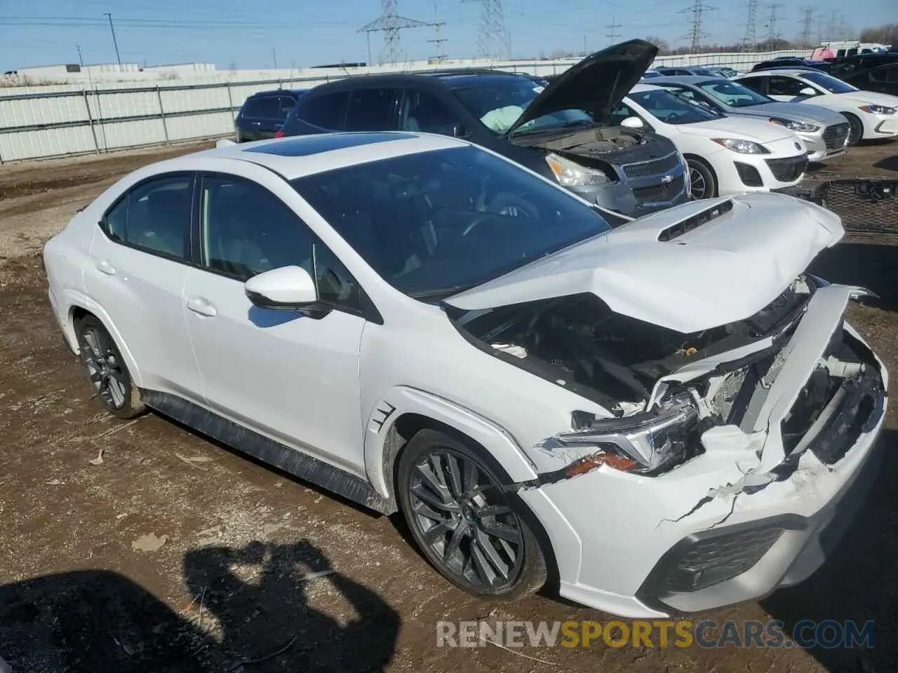 4 Photograph of a damaged car JF1VBAU62N8007972 SUBARU WRX GT 2022