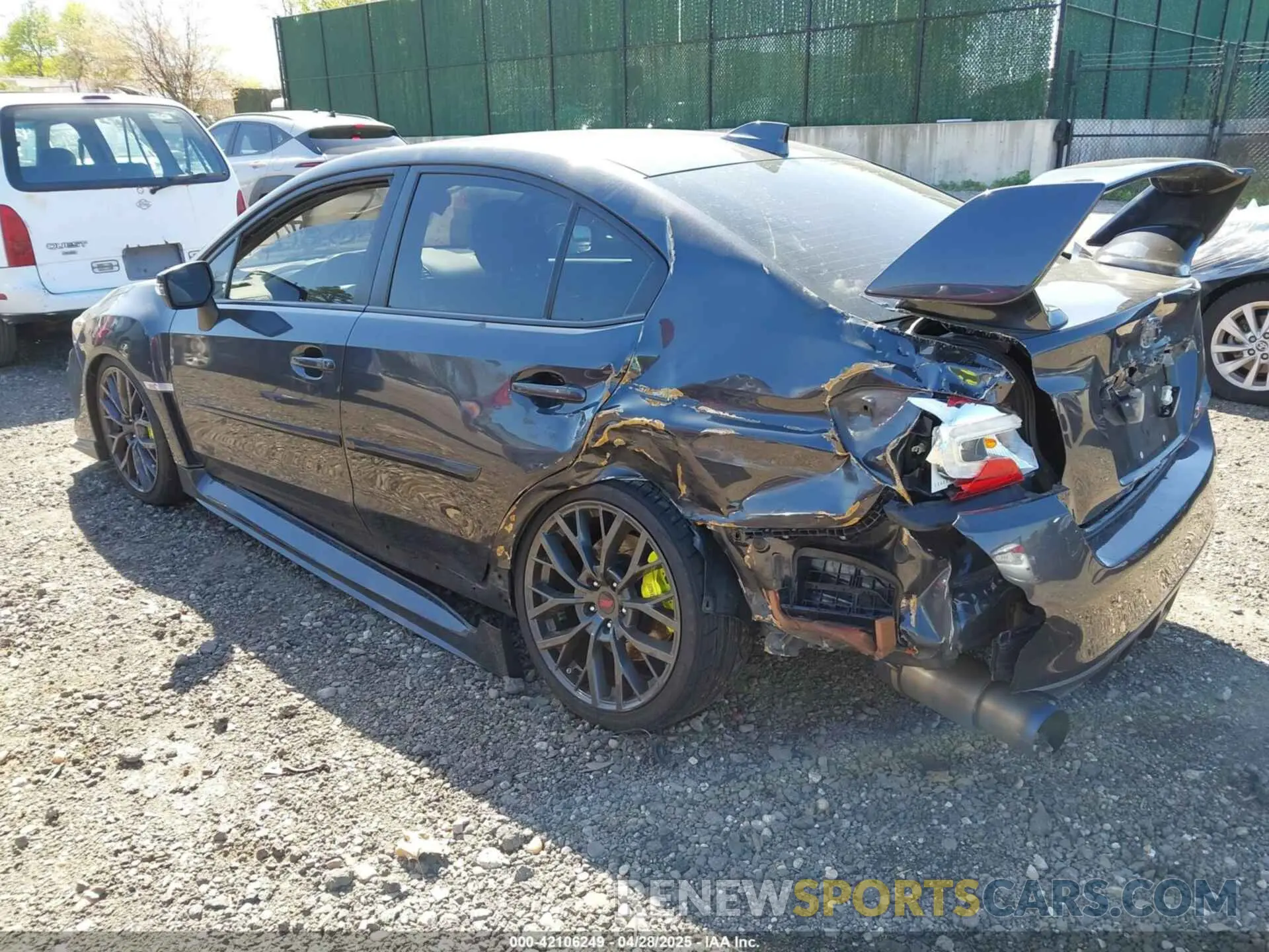 3 Photograph of a damaged car JF1VA2R61K9817472 SUBARU WRX STI 2019