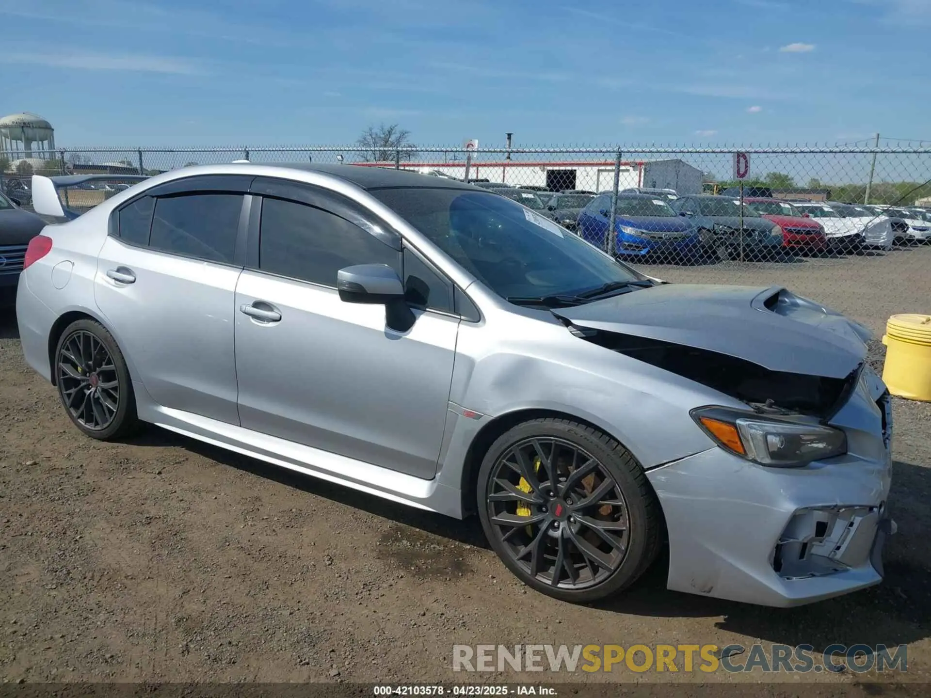 1 Photograph of a damaged car JF1VA2R68K9806985 SUBARU WRX STI 2019