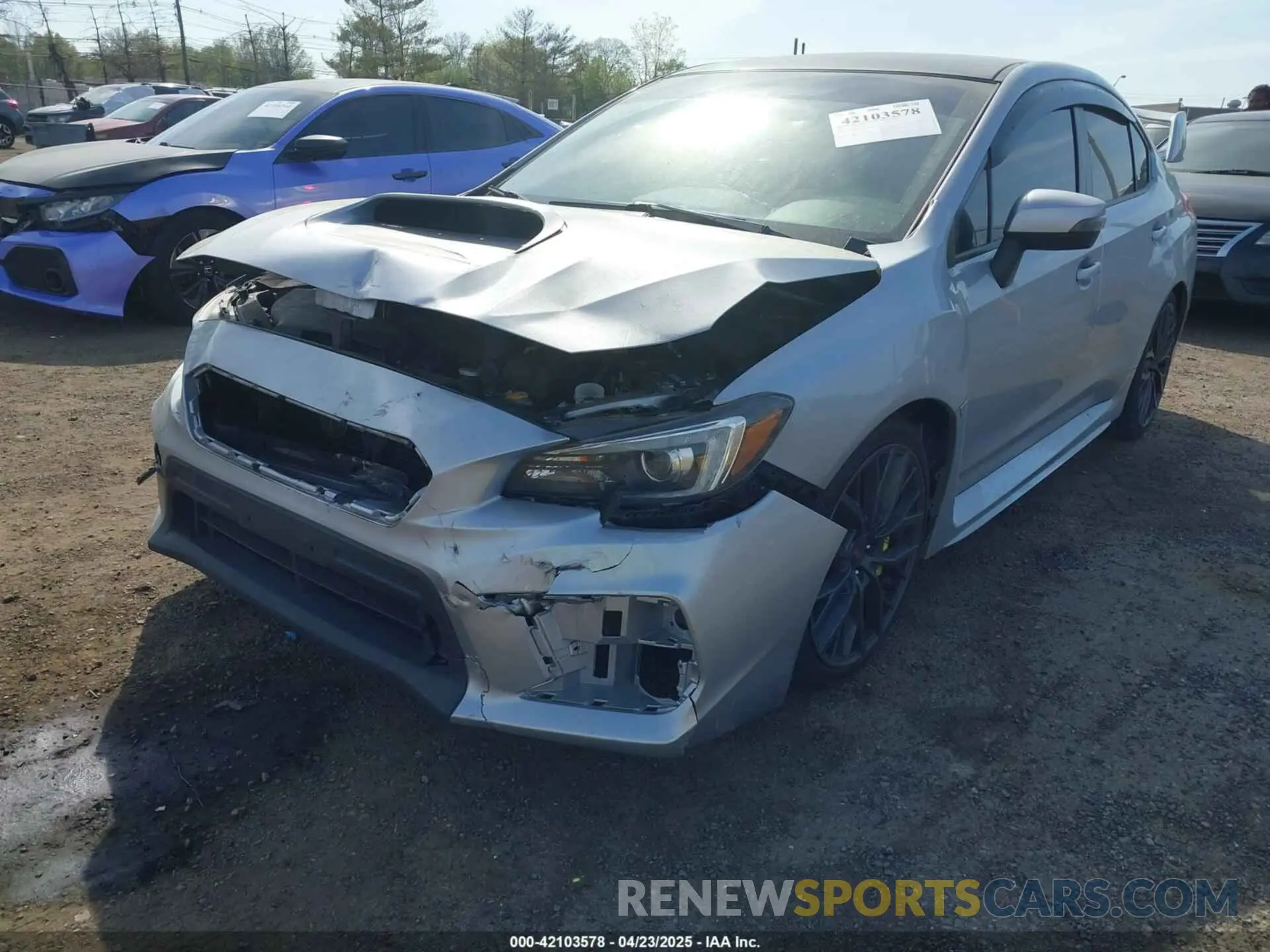 6 Photograph of a damaged car JF1VA2R68K9806985 SUBARU WRX STI 2019