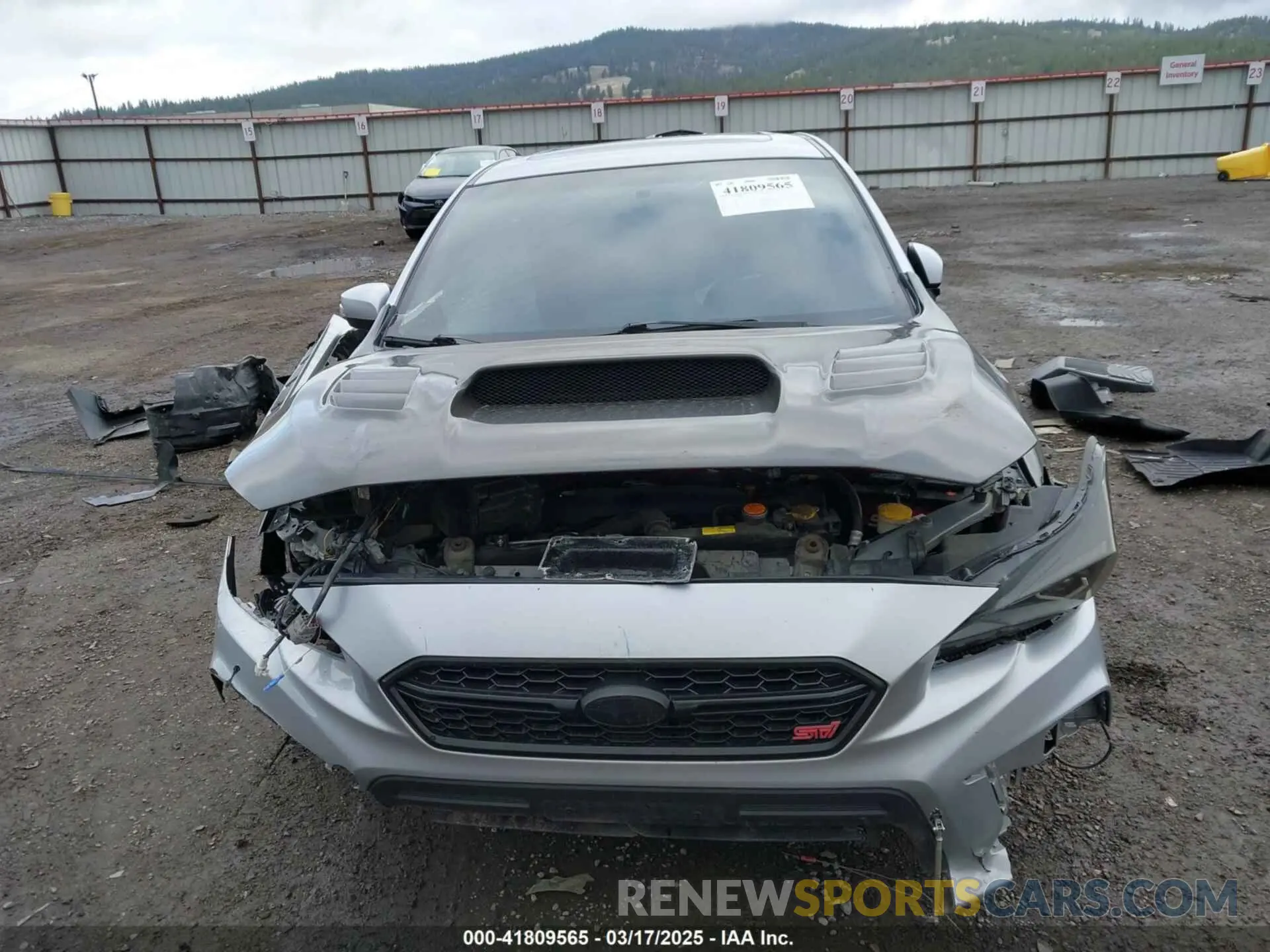 13 Photograph of a damaged car JF1VA2Y69K9803868 SUBARU WRX STI 2019