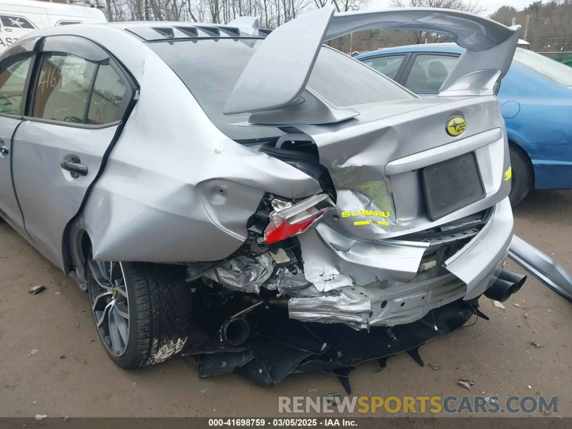 6 Photograph of a damaged car JF1VA2Y63L9827326 SUBARU WRX STI 2020