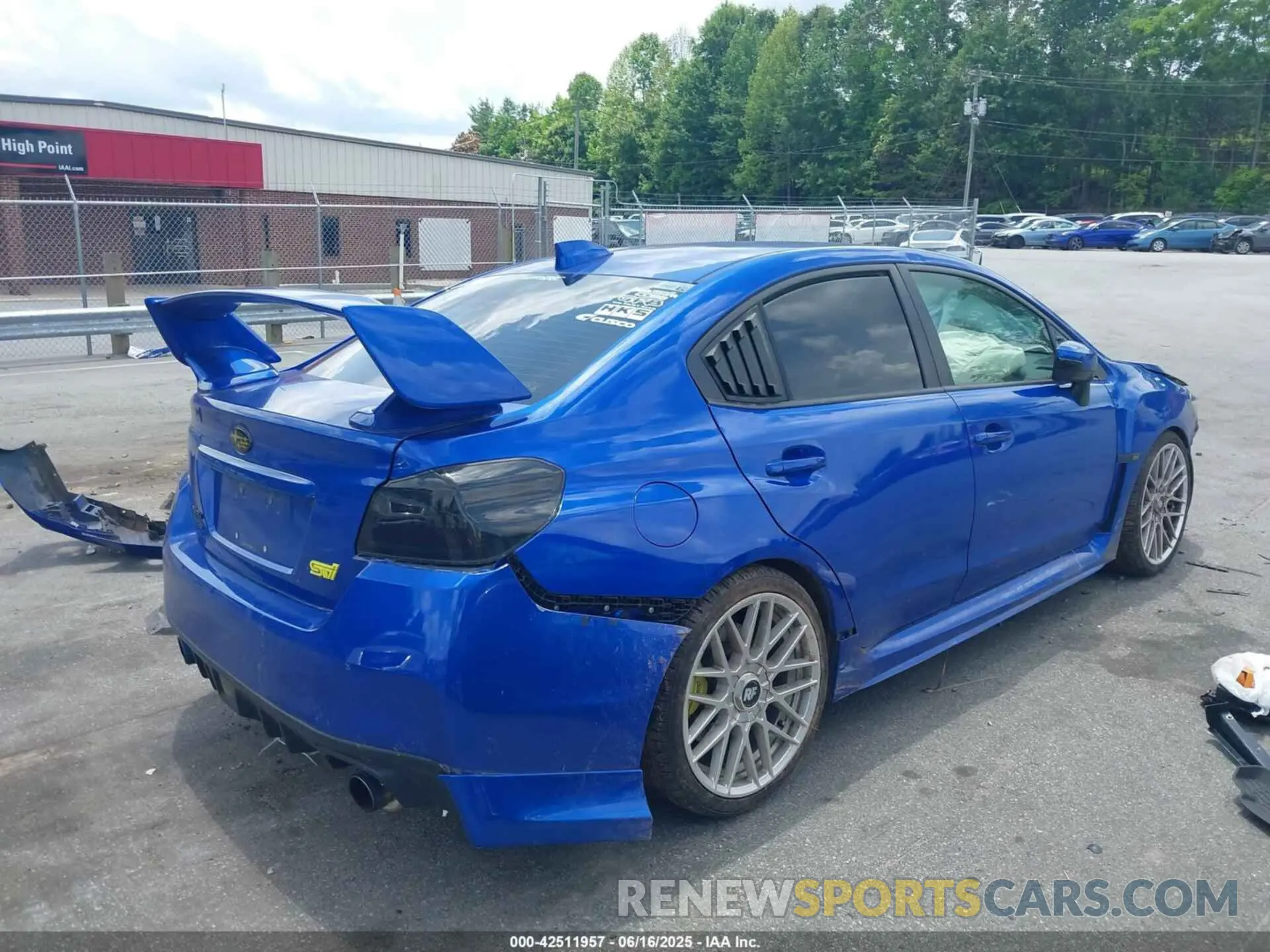 4 Photograph of a damaged car JF1VA2E6XM9802929 SUBARU WRX STI 2021