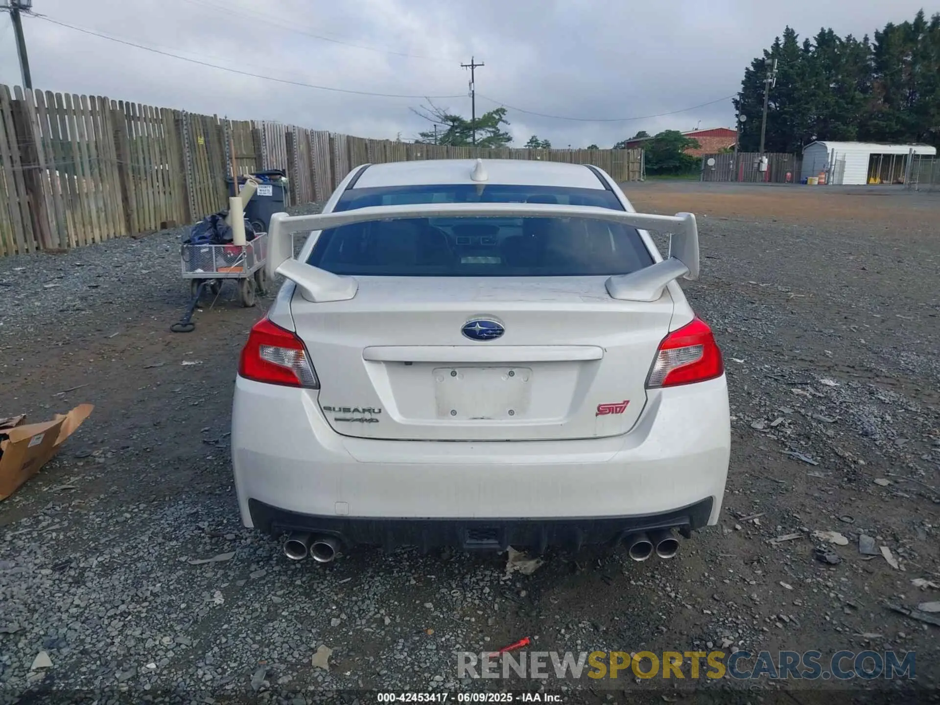 17 Photograph of a damaged car JF1VA2S69M9816079 SUBARU WRX STI 2021