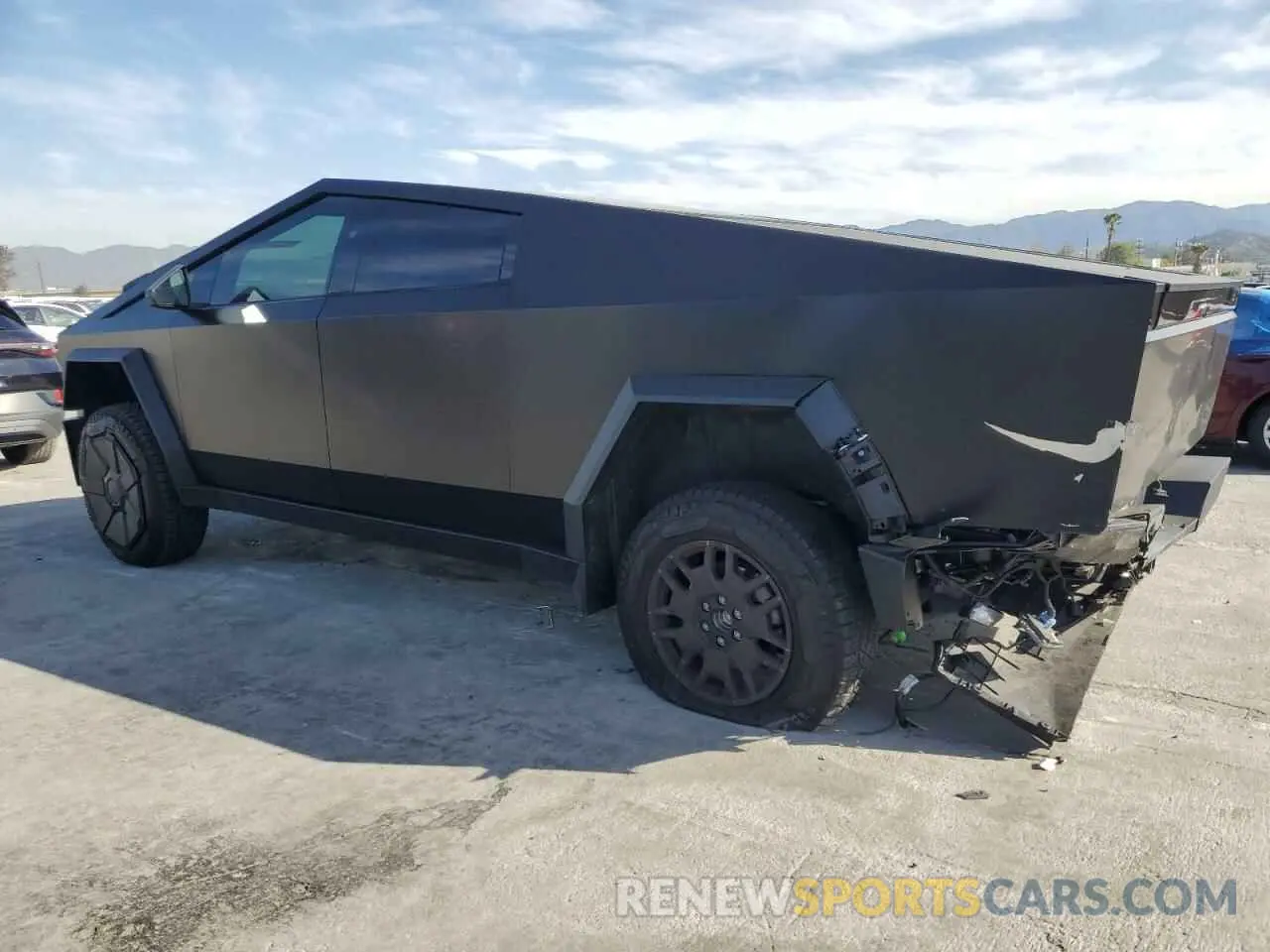 2 Photograph of a damaged car 7G2CEHED1RA050360 TESLA CYBERTRUCK 2024
