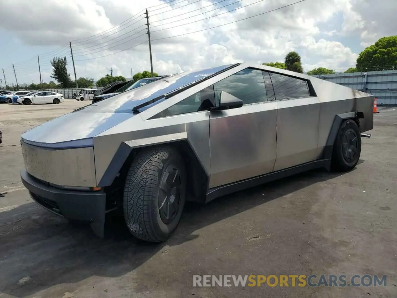 1 Photograph of a damaged car 7G2CEHED3RA051591 TESLA CYBERTRUCK 2024