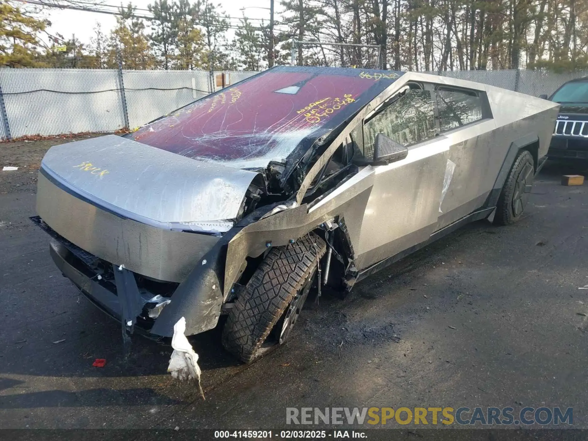 2 Photograph of a damaged car 7G2CEHED4RA040048 TESLA CYBERTRUCK 2024