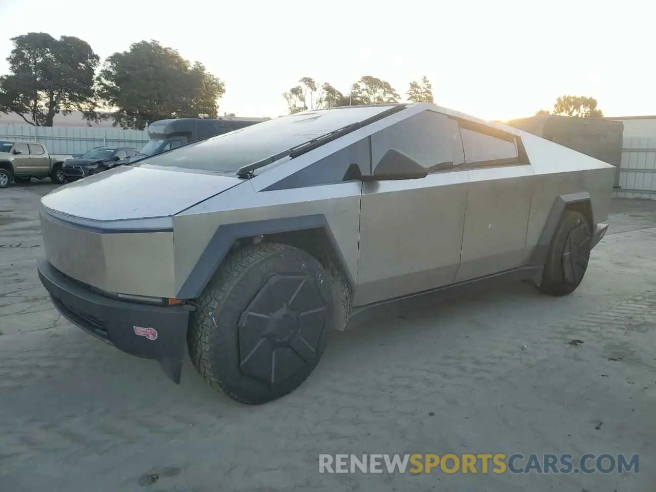 1 Photograph of a damaged car 7G2CEHED6RA003275 TESLA CYBERTRUCK 2024