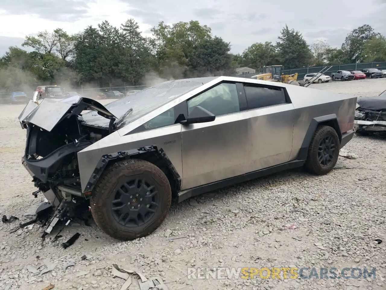 1 Photograph of a damaged car 7G2CEHED6RA008072 TESLA CYBERTRUCK 2024