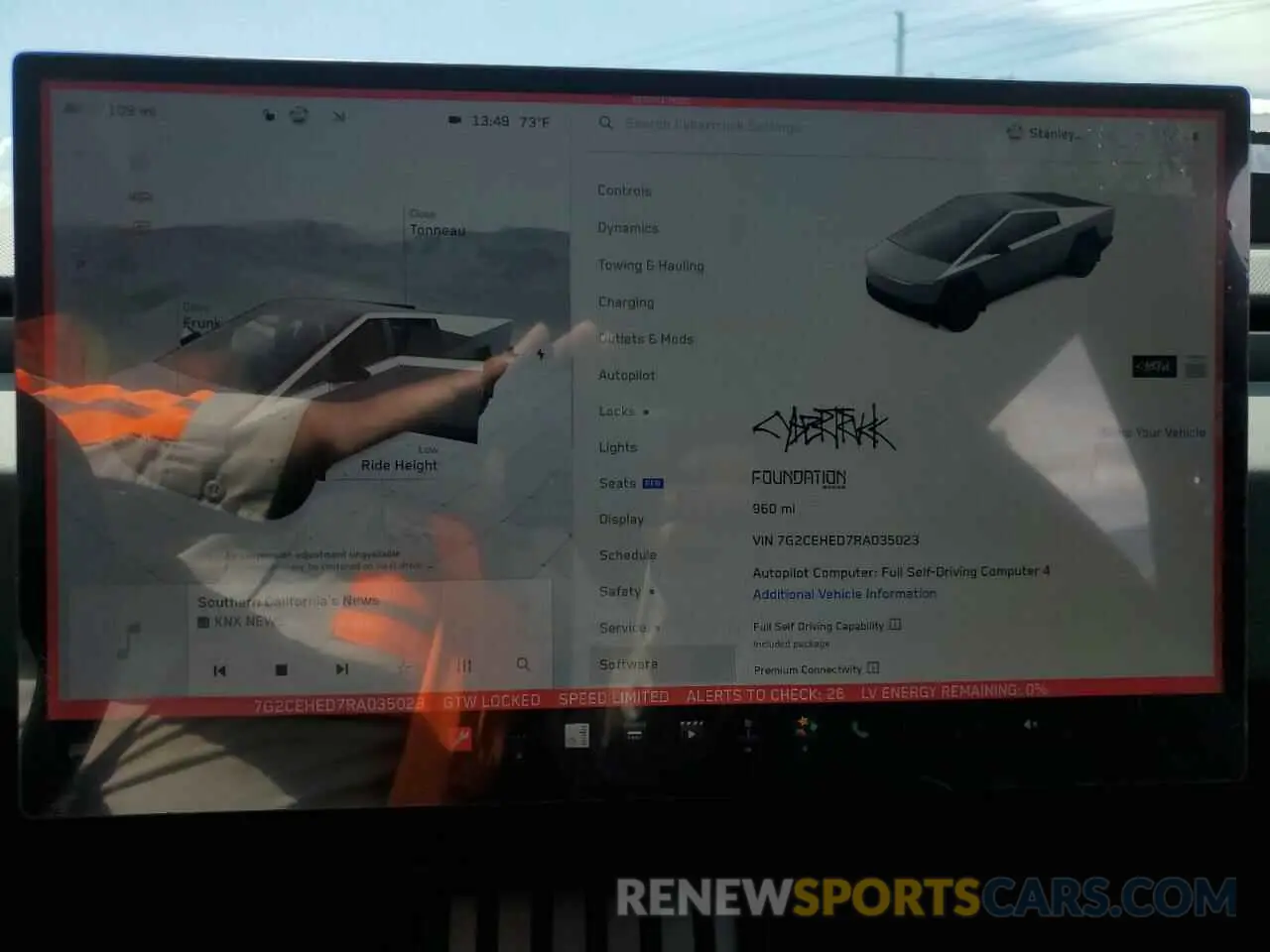 9 Photograph of a damaged car 7G2CEHED7RA035023 TESLA CYBERTRUCK 2024