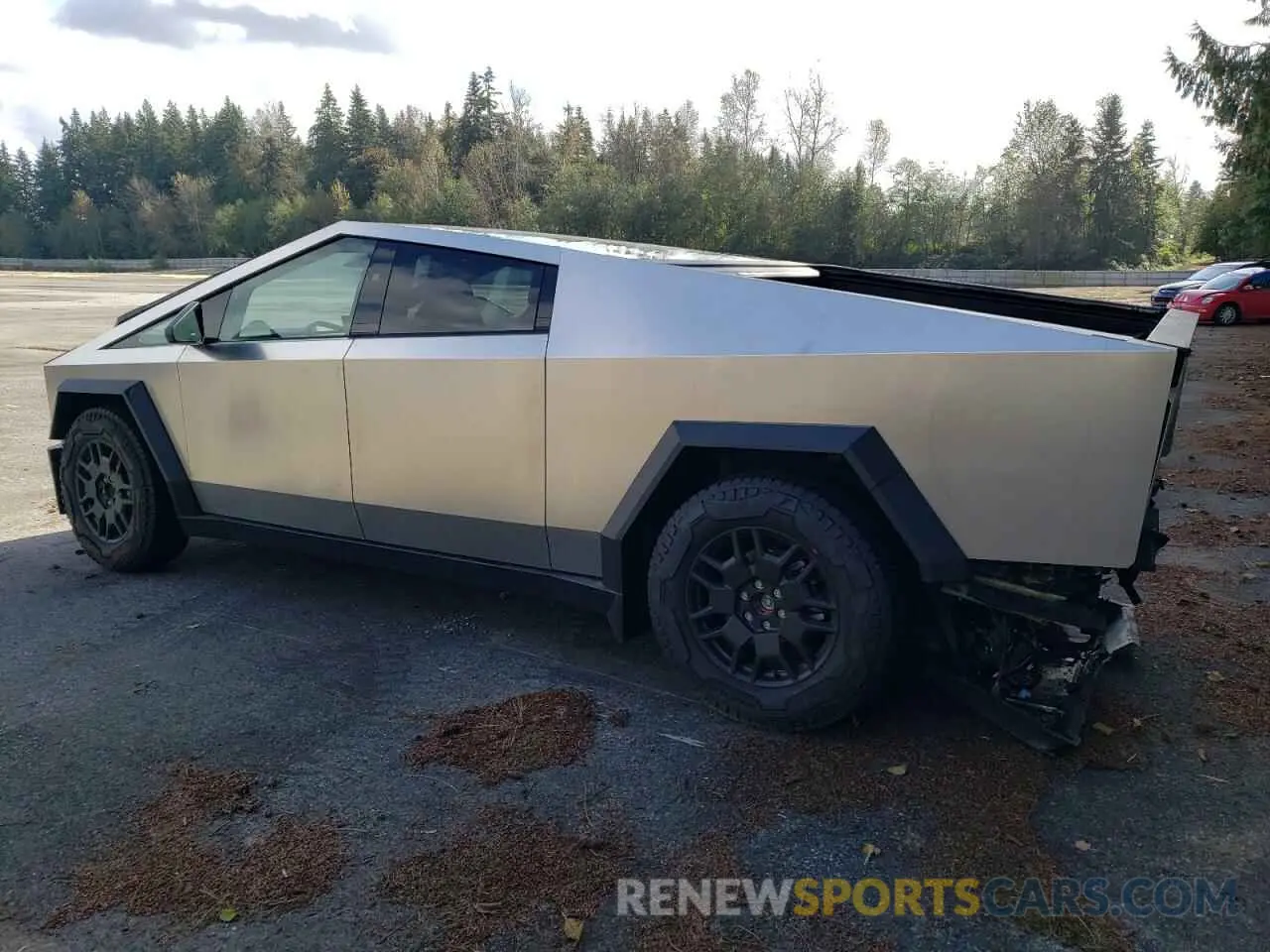 2 Photograph of a damaged car 7G2CEHED8RA006307 TESLA CYBERTRUCK 2024