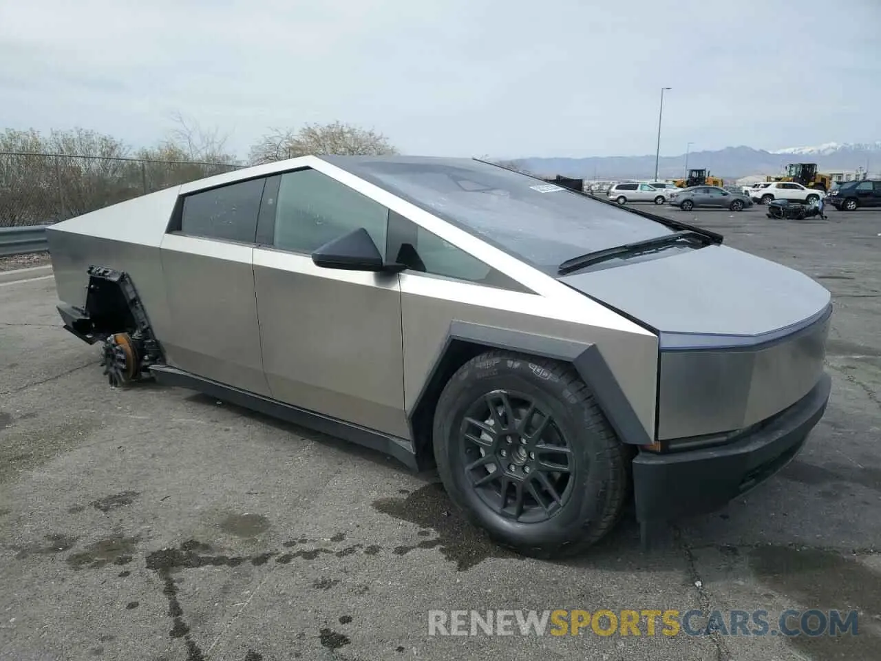 4 Photograph of a damaged car 7G2CEHEDXRA056495 TESLA CYBERTRUCK 2024