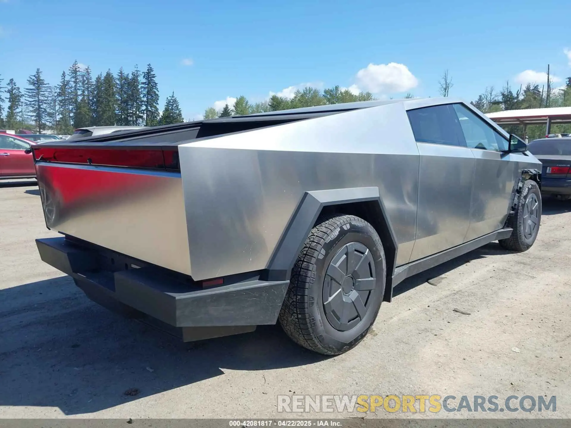 4 Фотография поврежденного автомобиля 7G2CEHED7SA065144 TESLA CYBERTRUCK 2025
