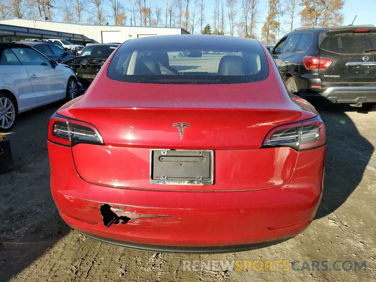 6 Photograph of a damaged car 5YJ3E1EA0KF301068 TESLA MODEL 3 2019
