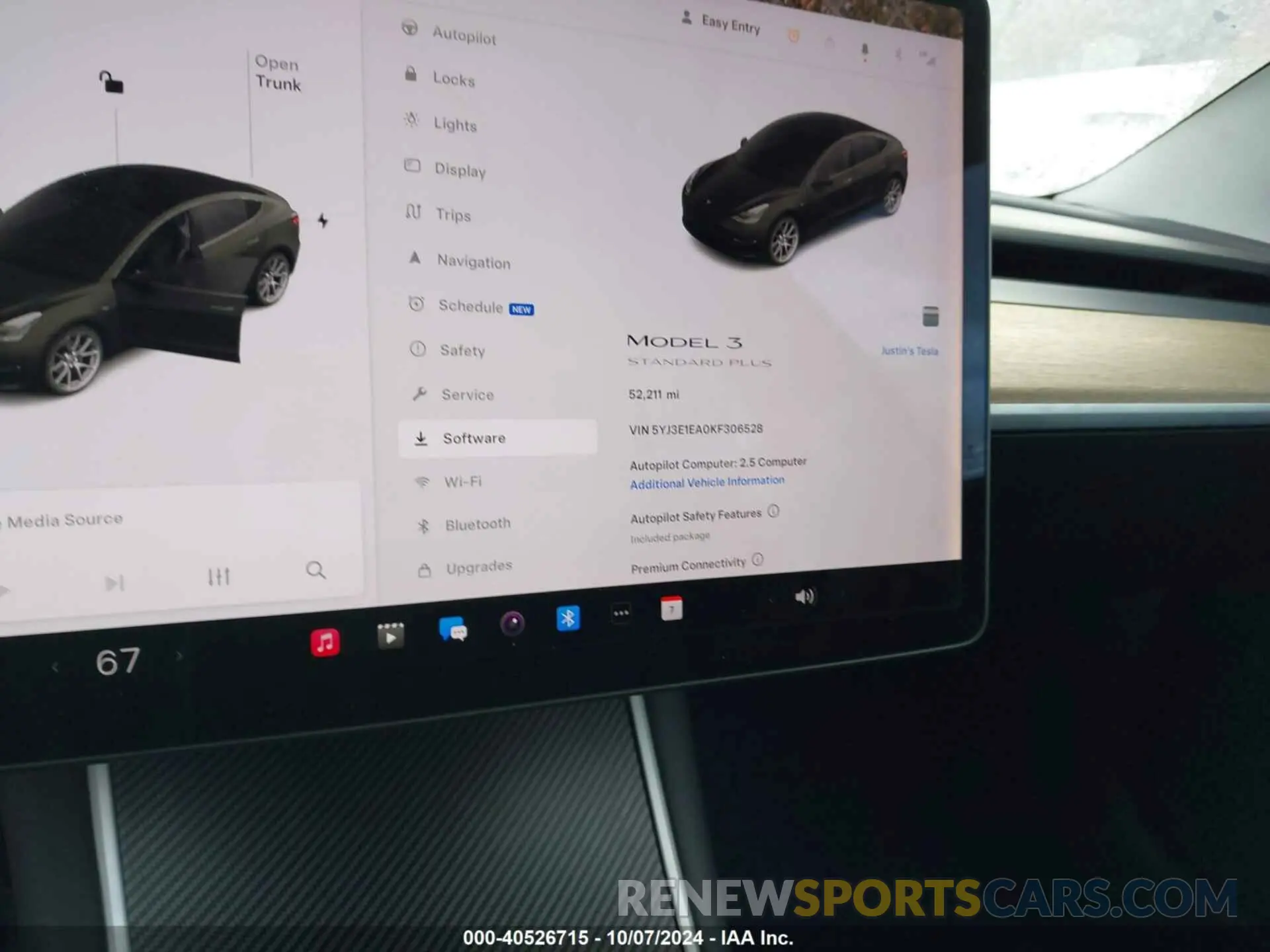 14 Фотография поврежденного автомобиля 5YJ3E1EA0KF306528 TESLA MODEL 3 2019