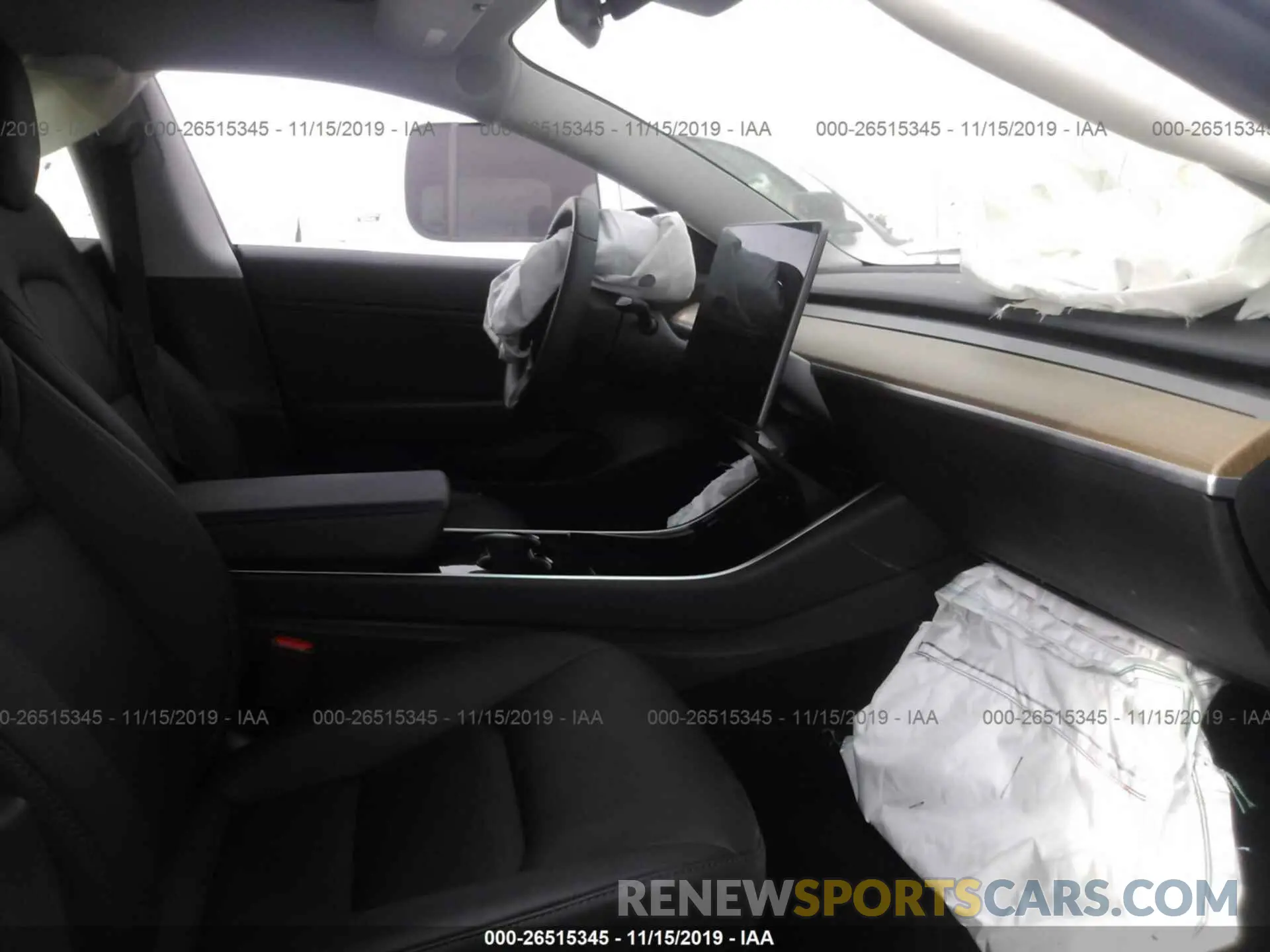 5 Photograph of a damaged car 5YJ3E1EA0KF316864 TESLA MODEL 3 2019