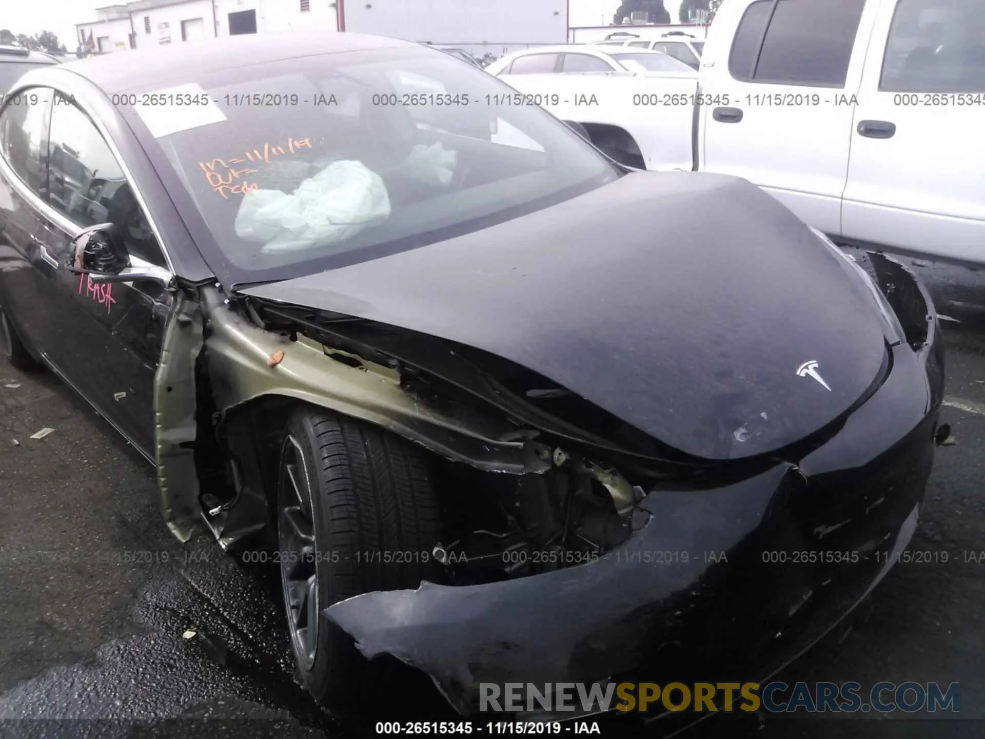 6 Photograph of a damaged car 5YJ3E1EA0KF316864 TESLA MODEL 3 2019