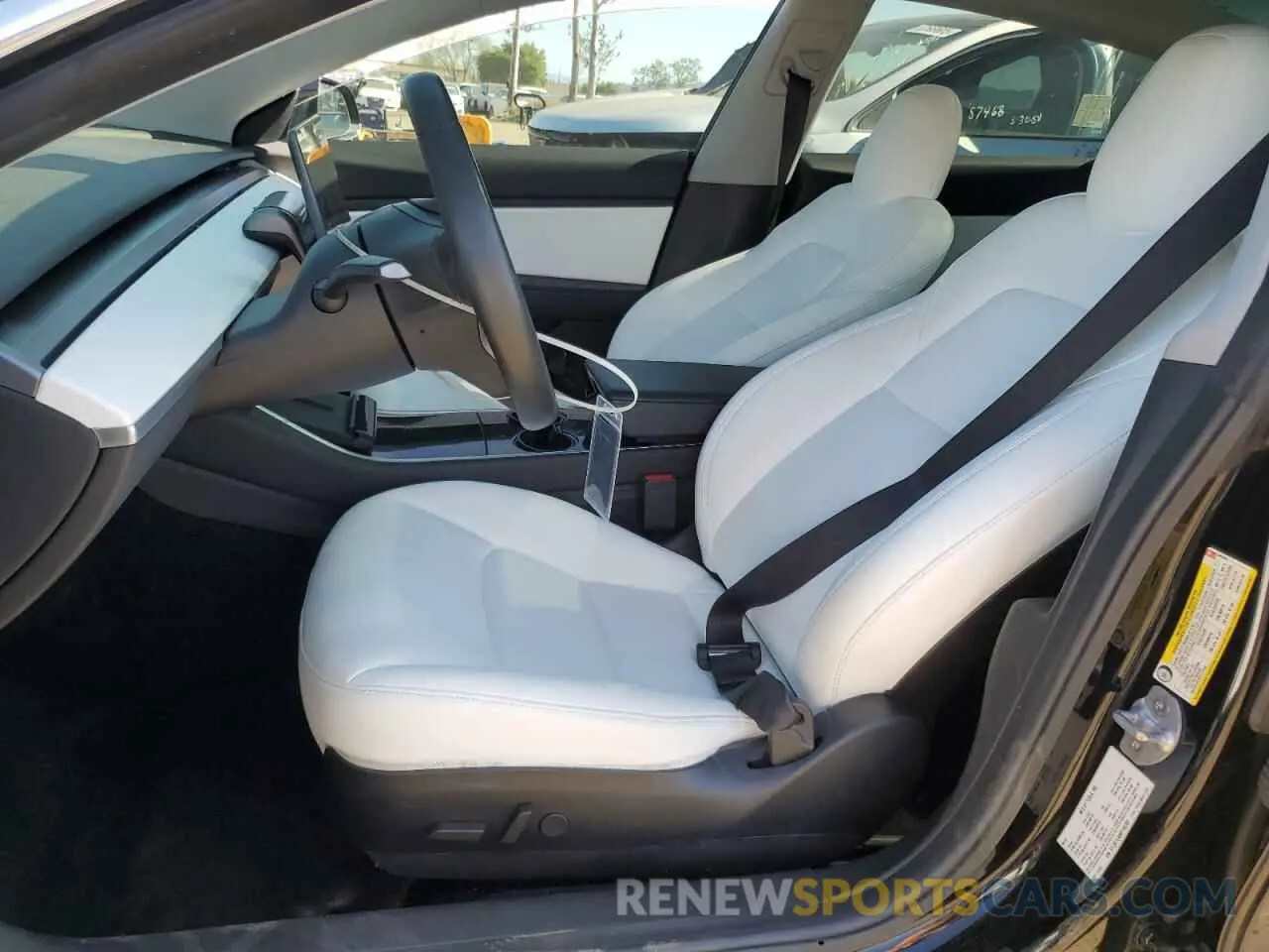 7 Photograph of a damaged car 5YJ3E1EA0KF345393 TESLA MODEL 3 2019